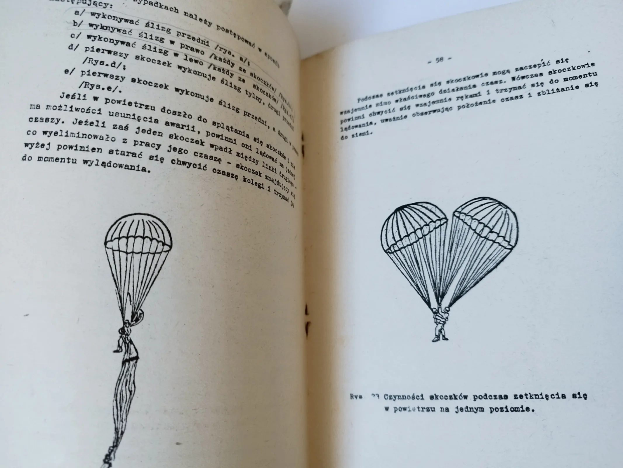 Poradnik Skoczka Spadochronowego – Unikat z 1977 roku, Pomorski Okręg Wojskowy