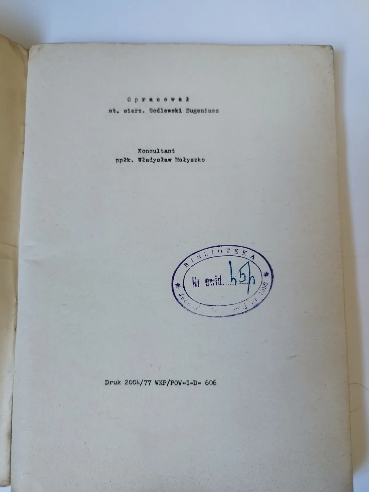 Poradnik Skoczka Spadochronowego – Unikat z 1977 roku, Pomorski Okręg Wojskowy