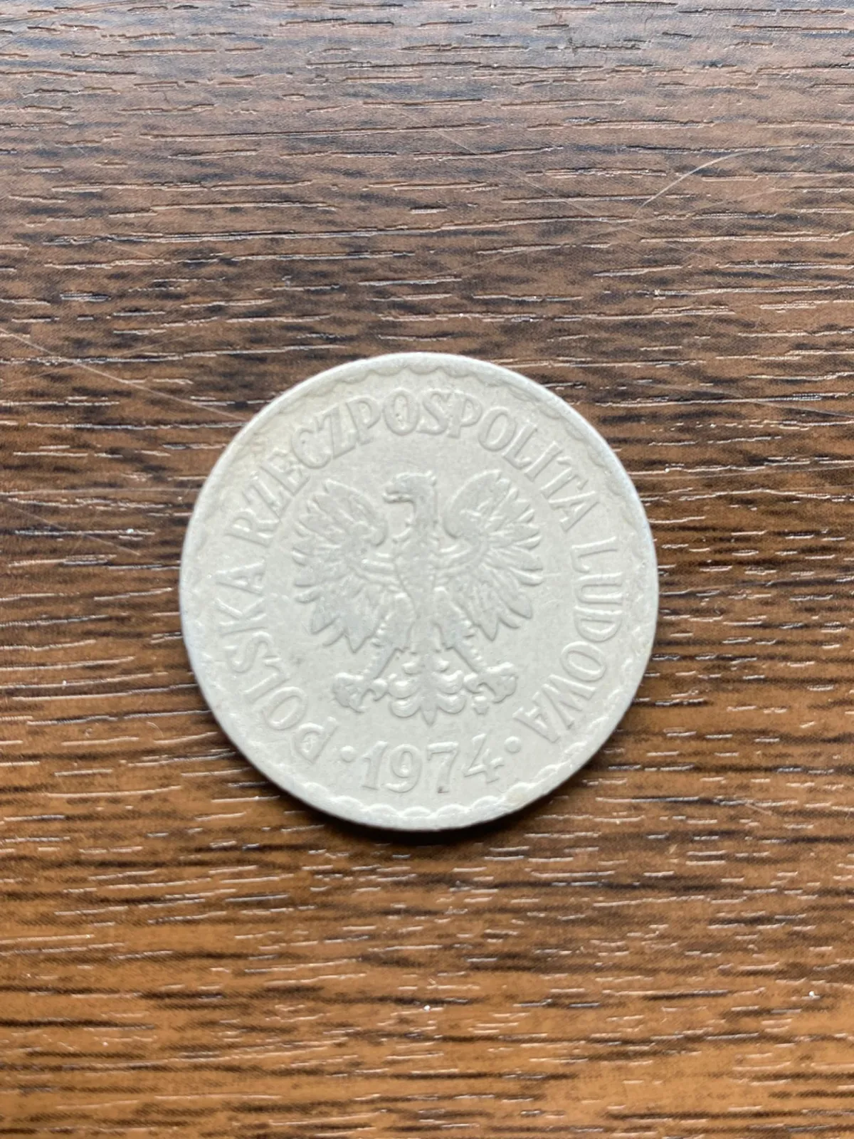 Złotówka PRL 1974