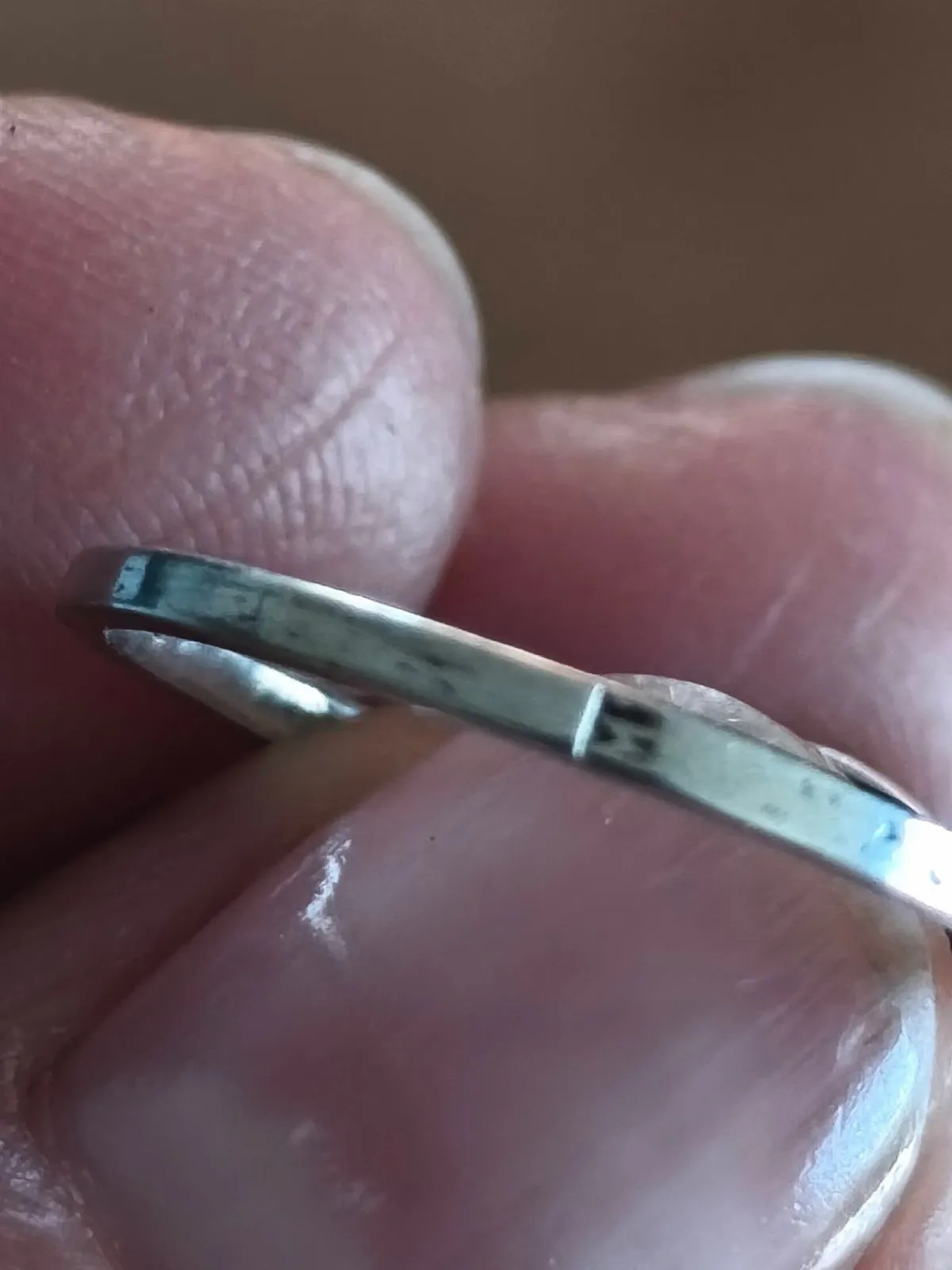 Pierścionek Metaloplastyka z nefrytem