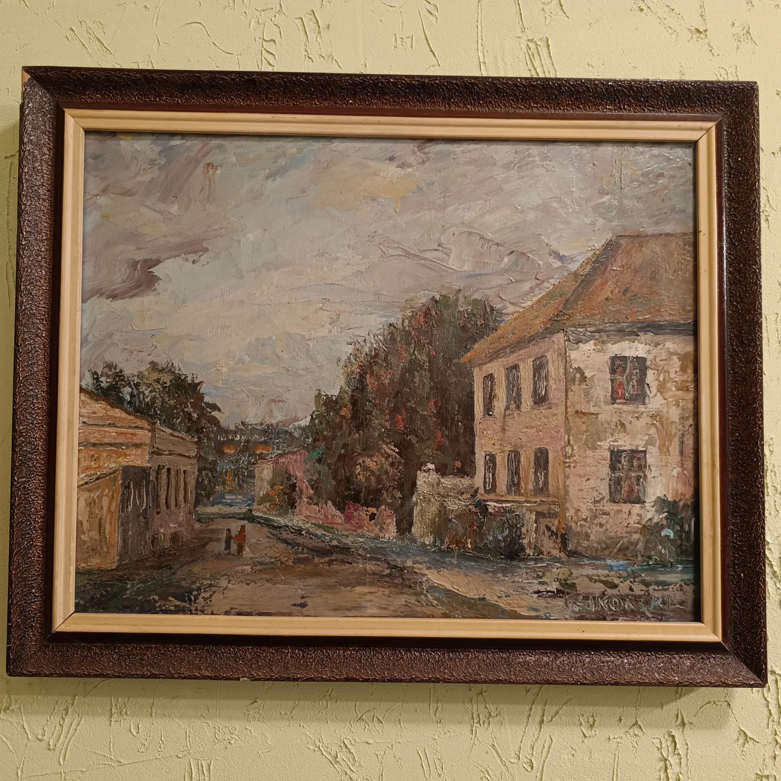 Lesław SIKORSKI – Oryginał, Olej, „Włocławek, ul. Gdańska”