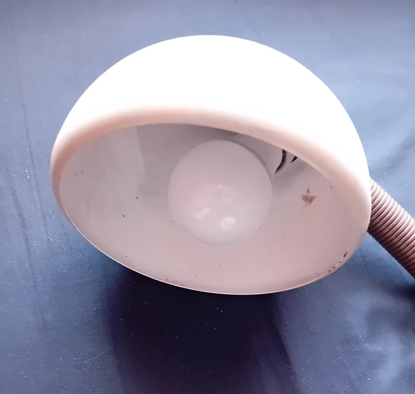 Lampa biurkowa Hustadt -  Leuchten, z lat 70-ych XX w.