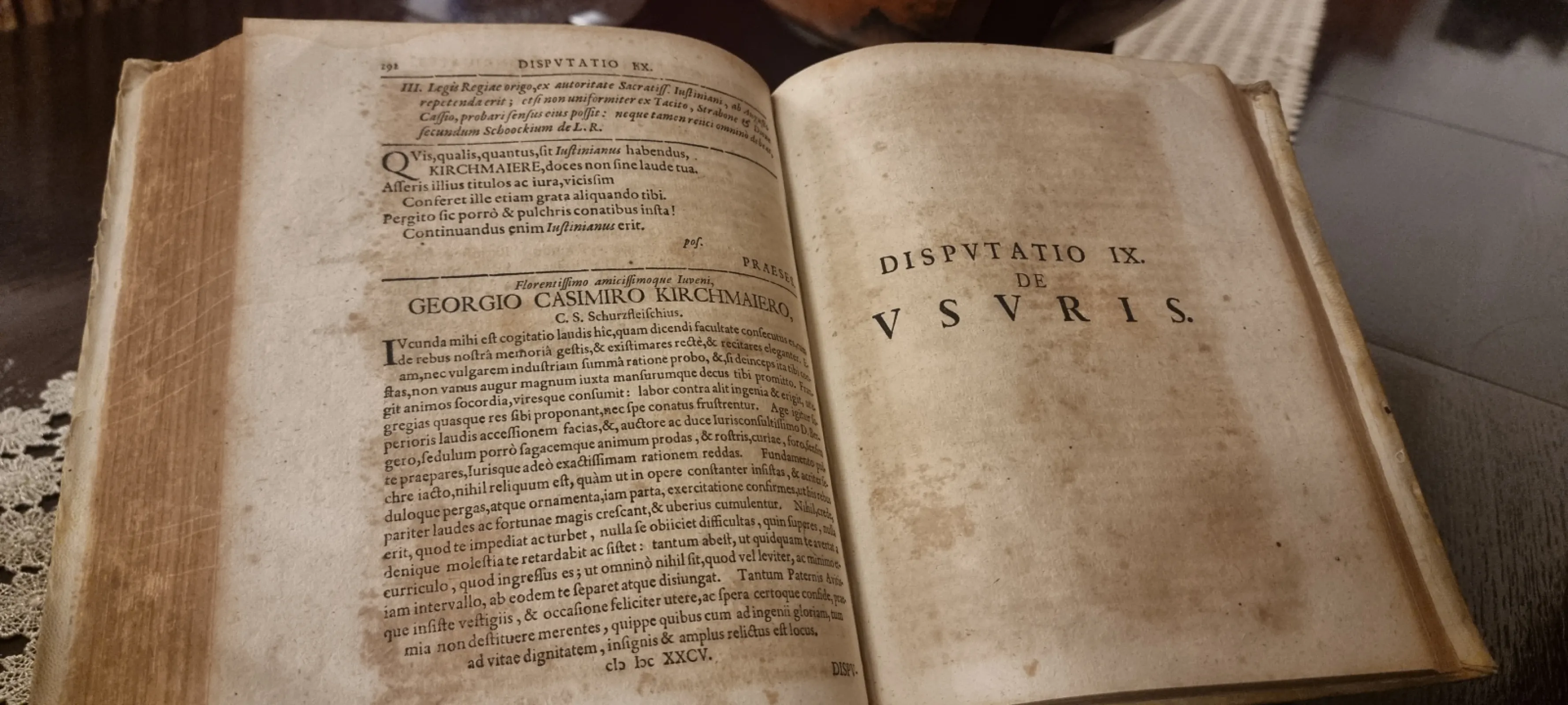 Rzadkie dzieło prawnicze – 1707 r. Jo. Henrici Bergeri, IC. – "Dissertationes Juris Selectae