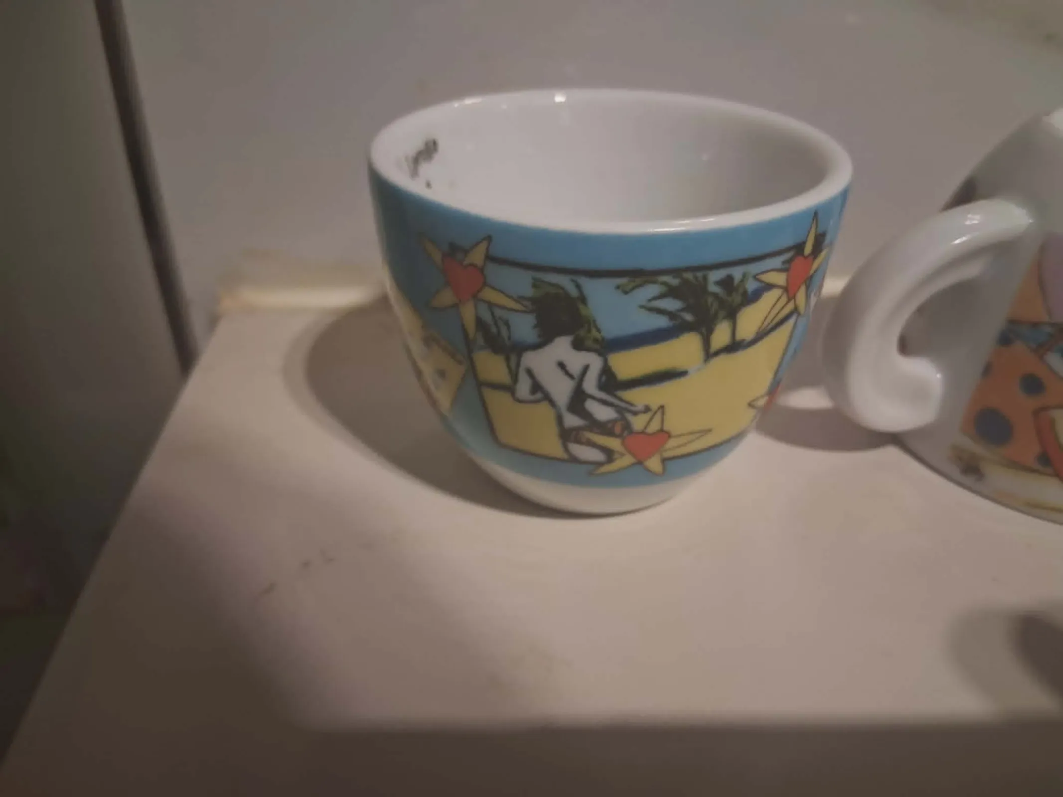 4x Włoskie Filiżanki Espresso ANCAP – Porcelana Premium – Made in Italy