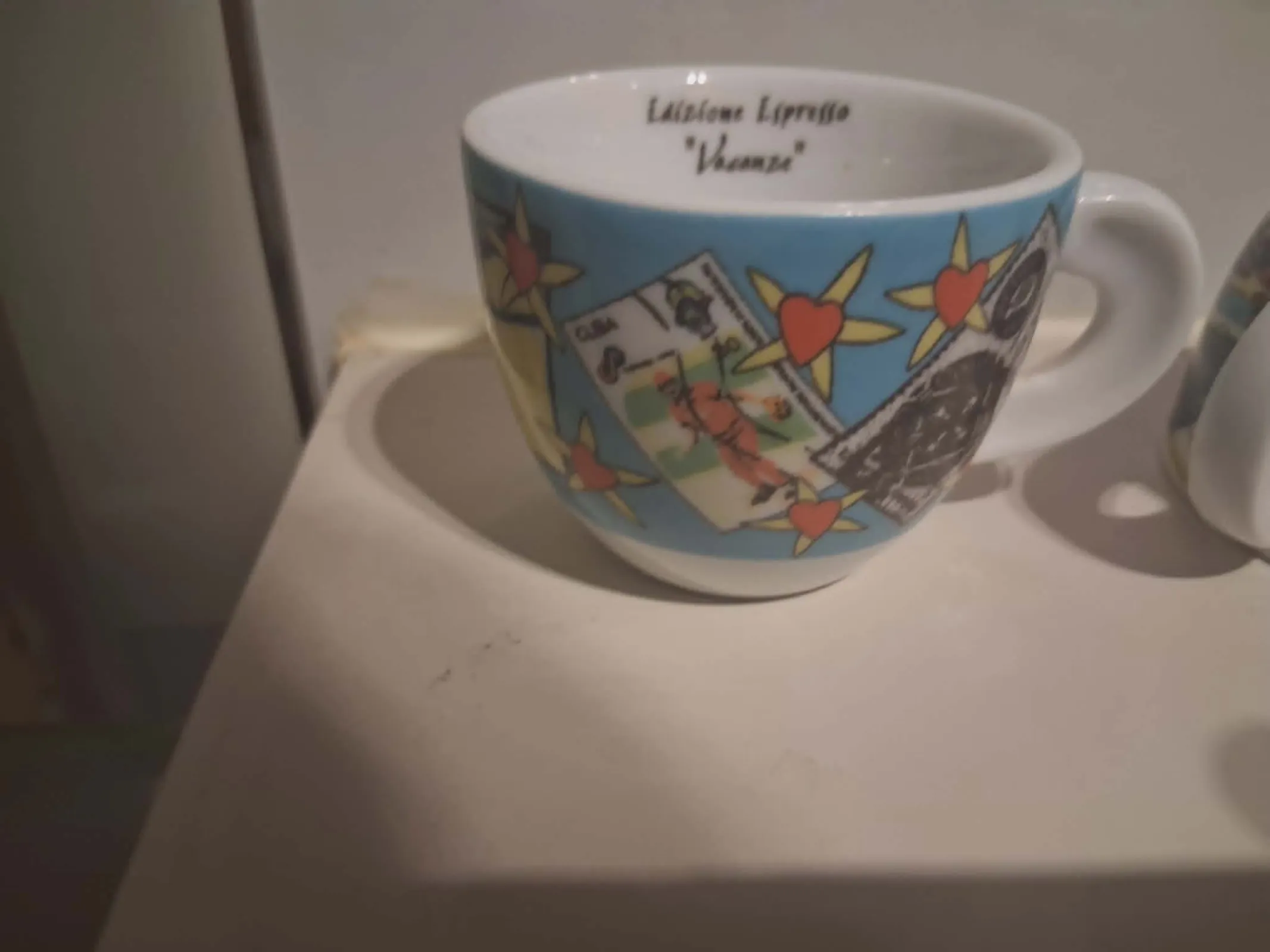 4x Włoskie Filiżanki Espresso ANCAP – Porcelana Premium – Made in Italy