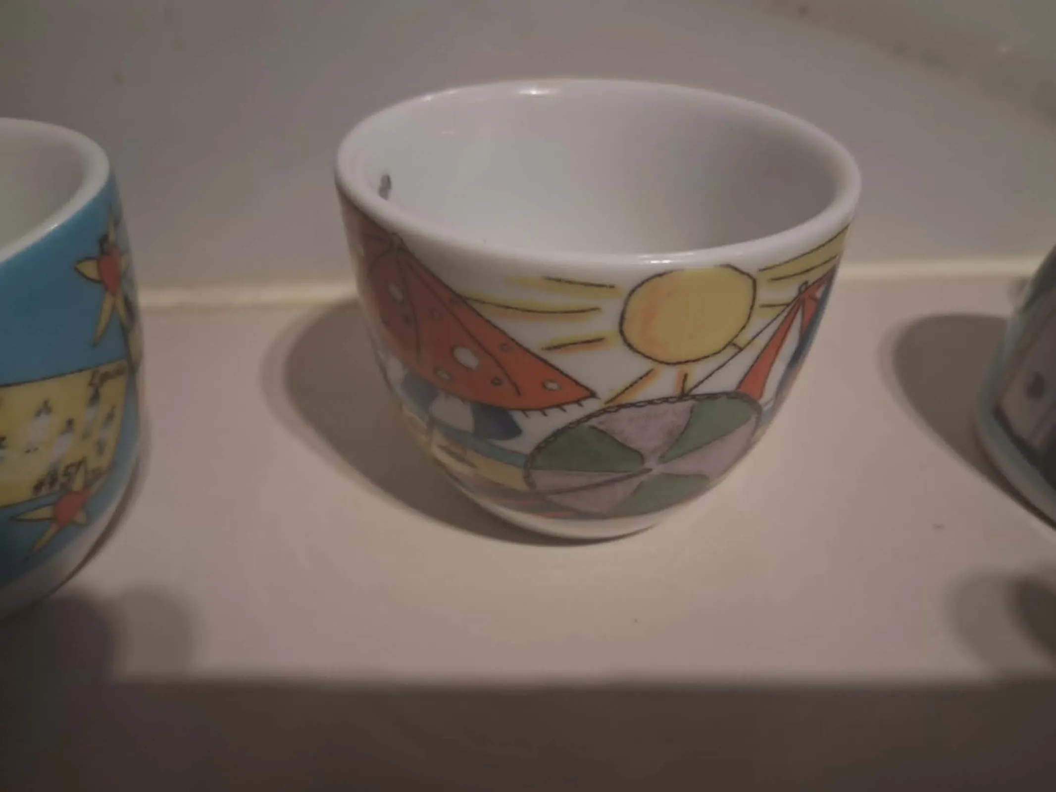 4x Włoskie Filiżanki Espresso ANCAP – Porcelana Premium – Made in Italy