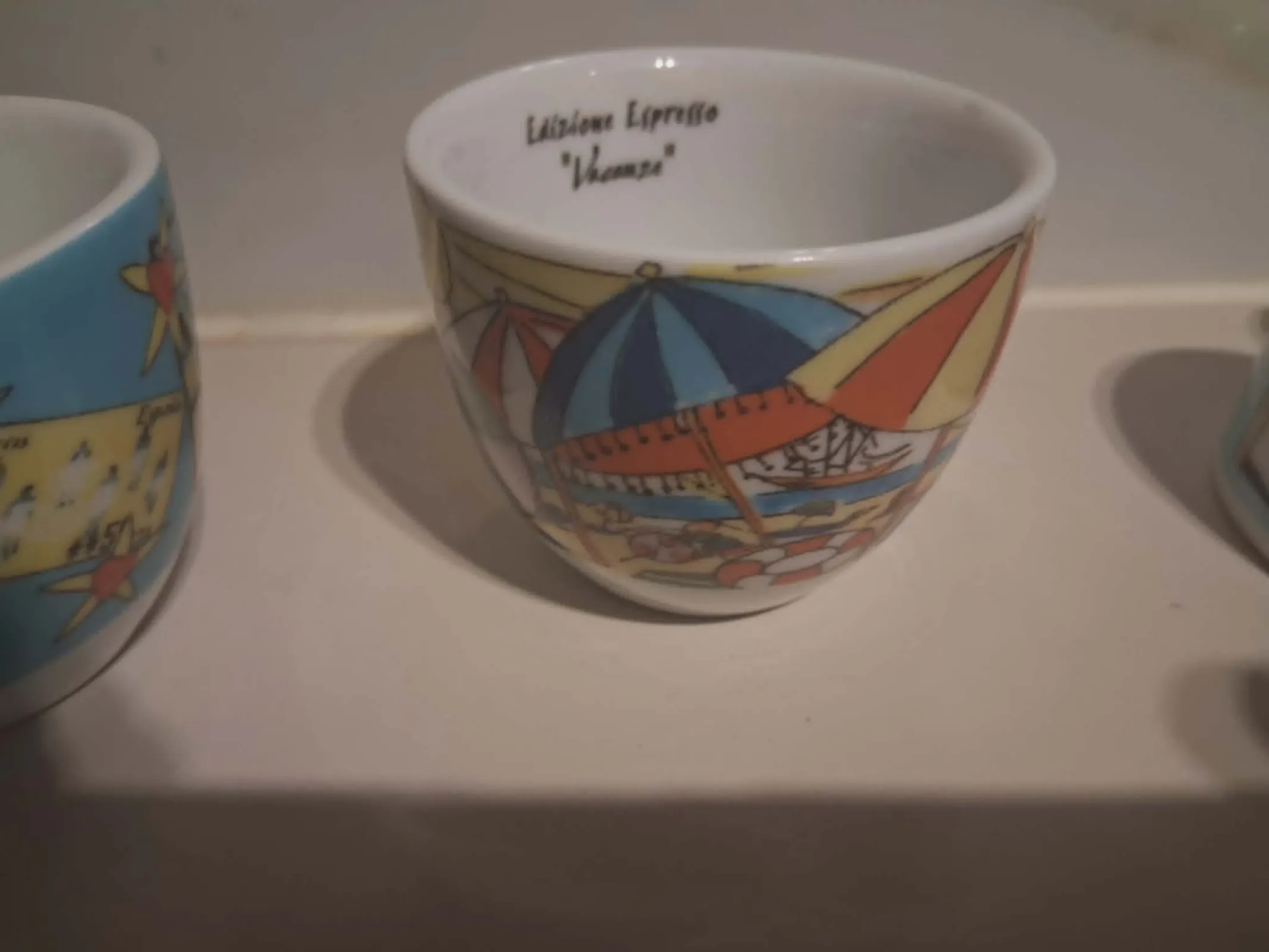 4x Włoskie Filiżanki Espresso ANCAP – Porcelana Premium – Made in Italy