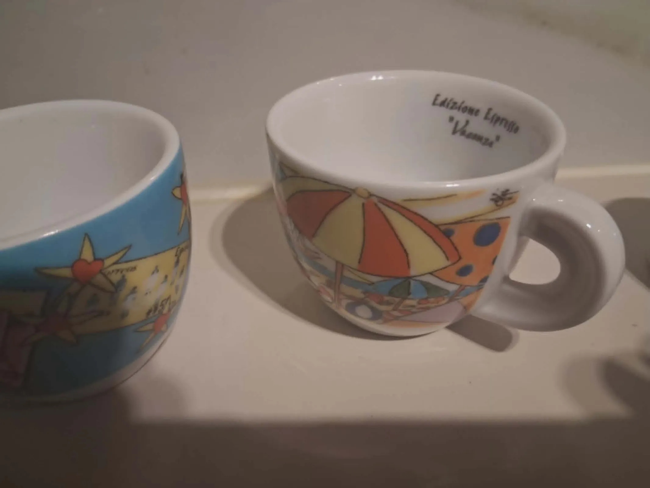 4x Włoskie Filiżanki Espresso ANCAP – Porcelana Premium – Made in Italy