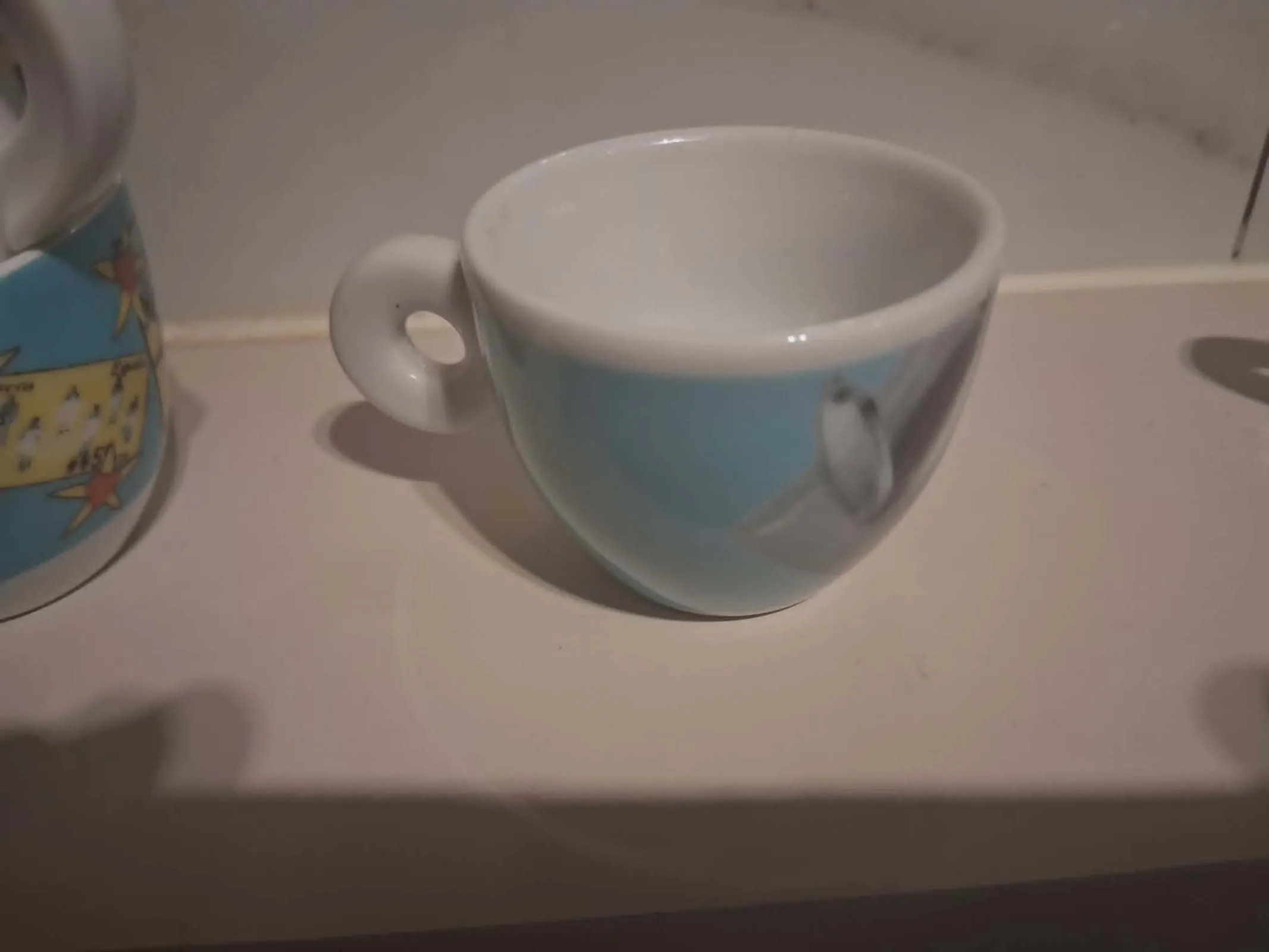 4x Włoskie Filiżanki Espresso ANCAP – Porcelana Premium – Made in Italy