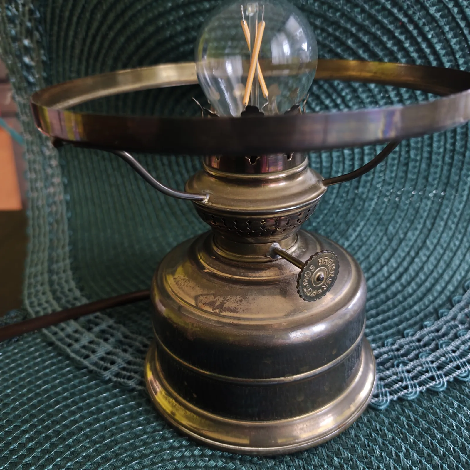 Lampa naftowa bankierska Kosmos Brenner