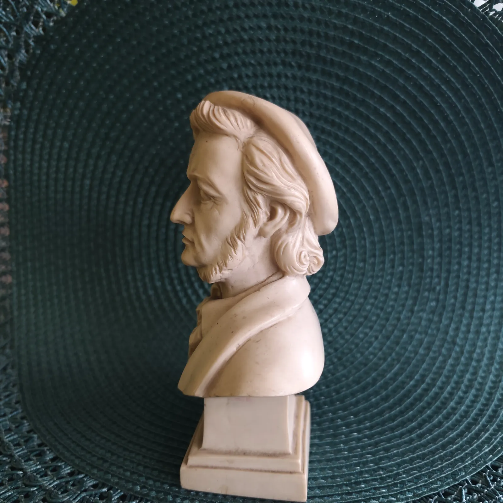 Popiersie Richard Wagner alabaster vintage
