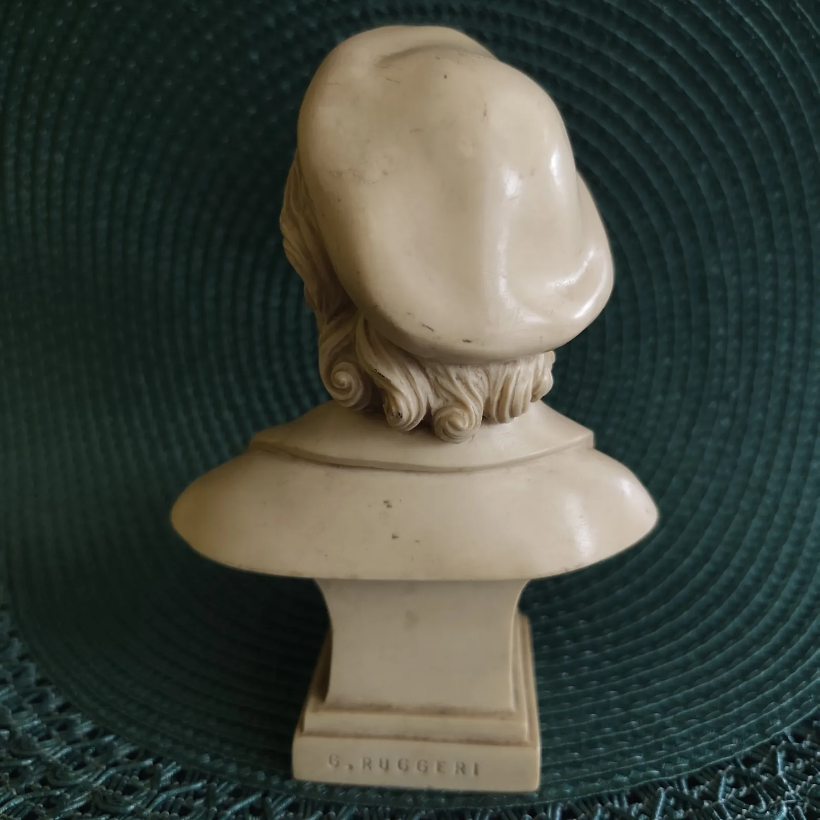 Popiersie Richard Wagner alabaster vintage