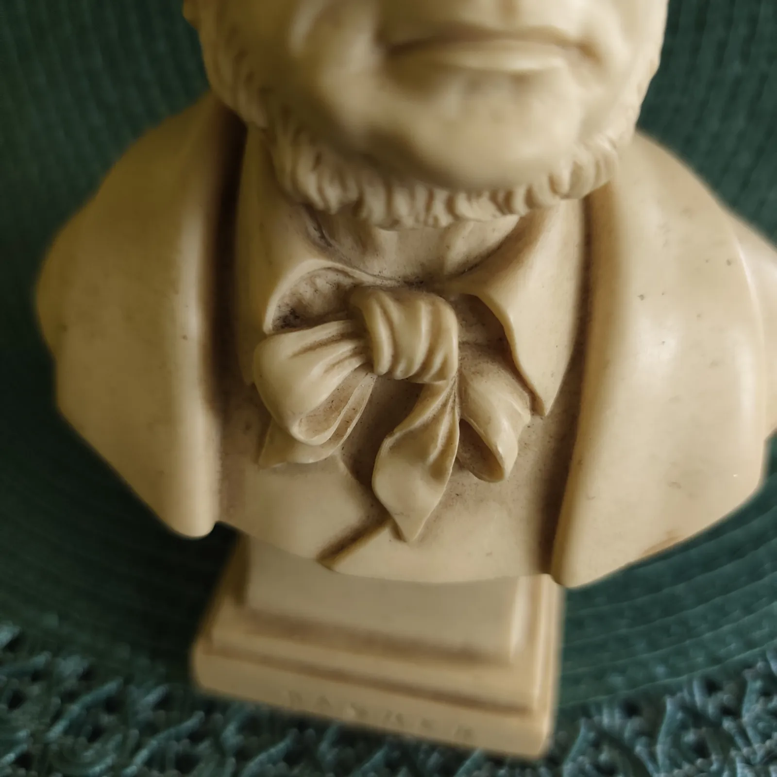 Popiersie Richard Wagner alabaster vintage