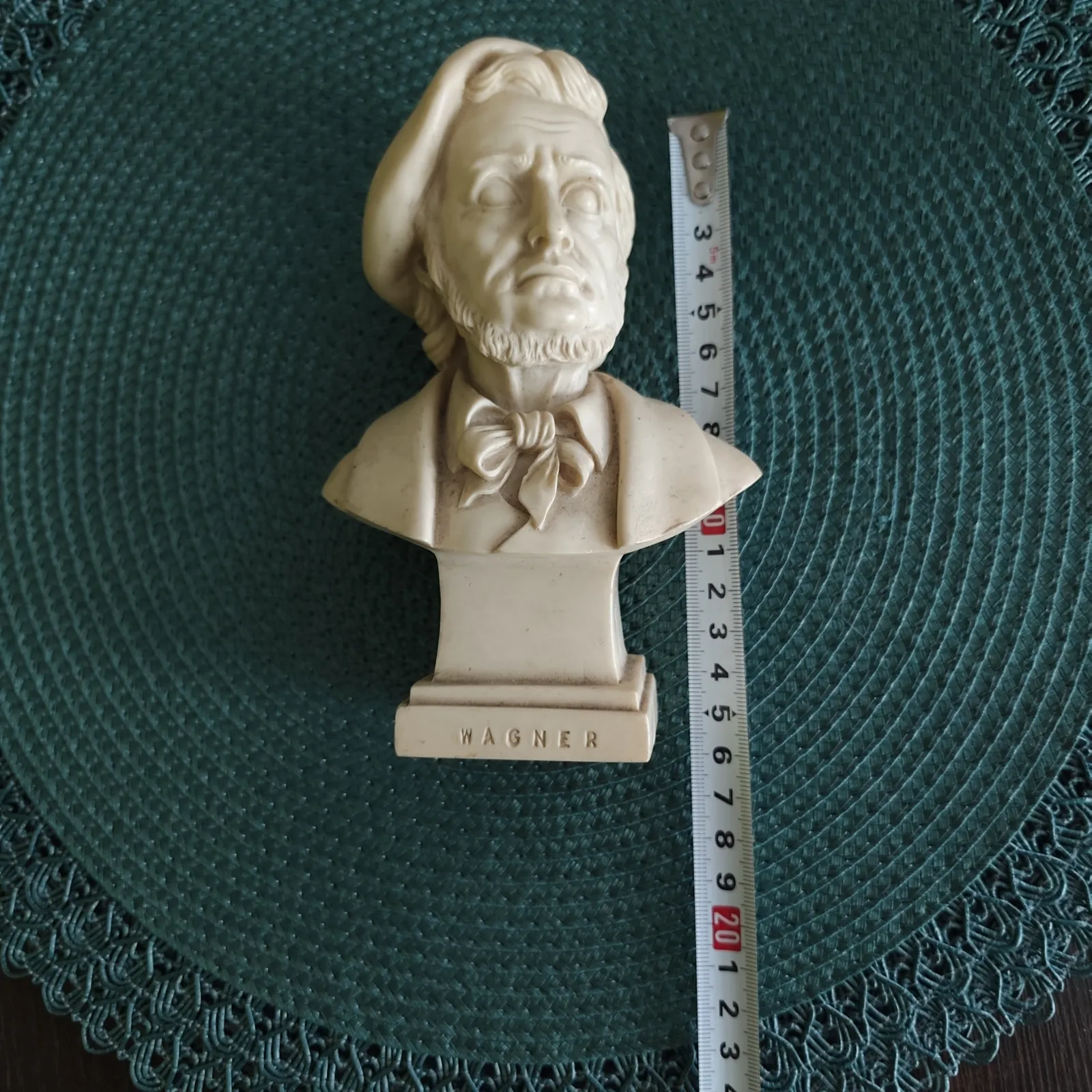 Popiersie Richard Wagner alabaster vintage
