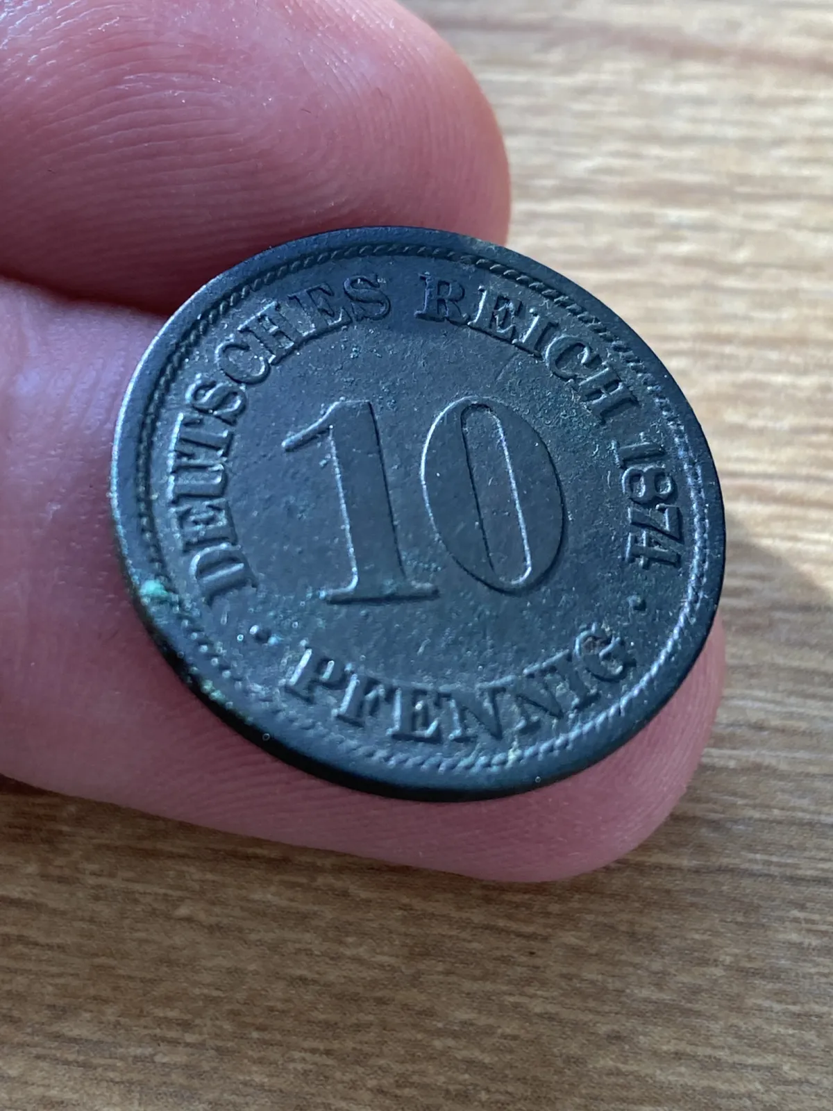 10 Pfenningów 1874. Stan idealny.