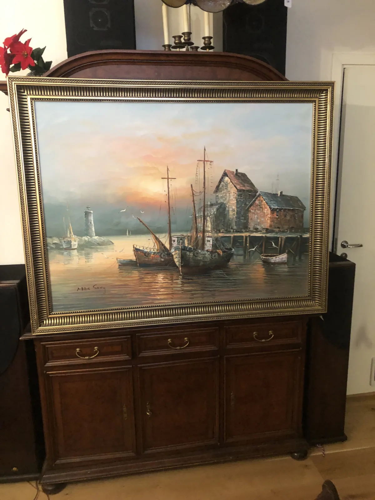 Obraz francuskiego malarza Max Savoy.