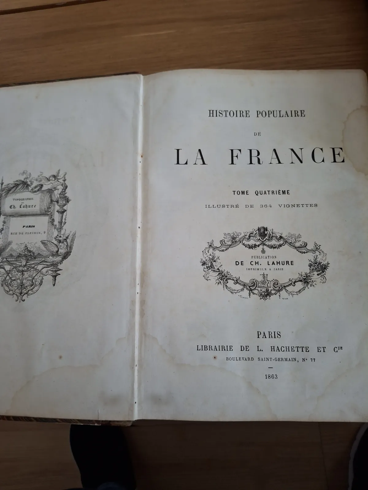 Francuska encyklopedia 4 tomowa 1865