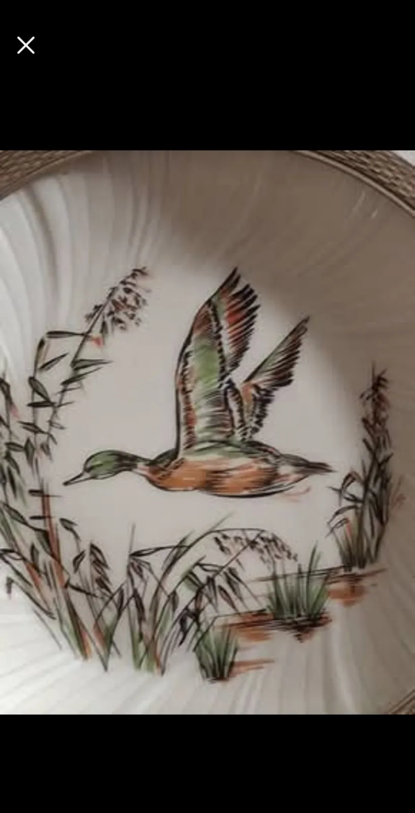 Talerzyk porcelana Limoges okuta w srebro 925