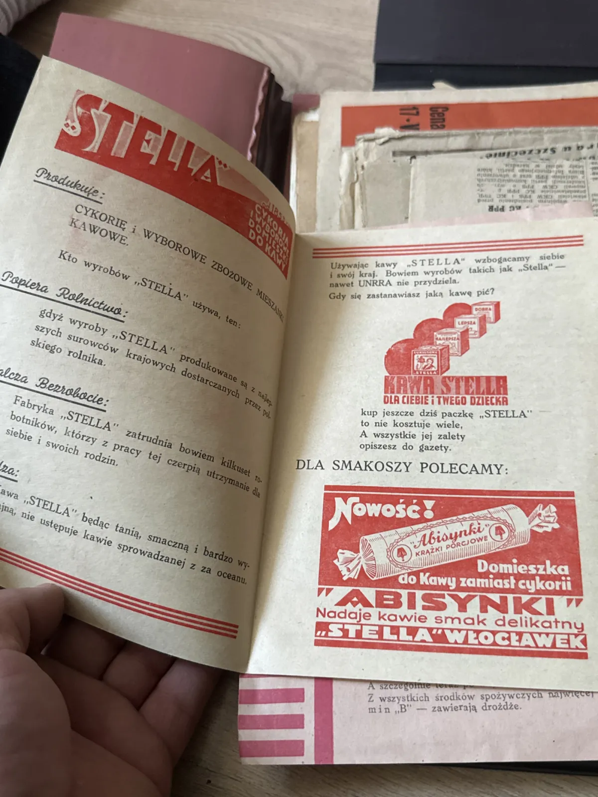 Stare ulotki reklamowe