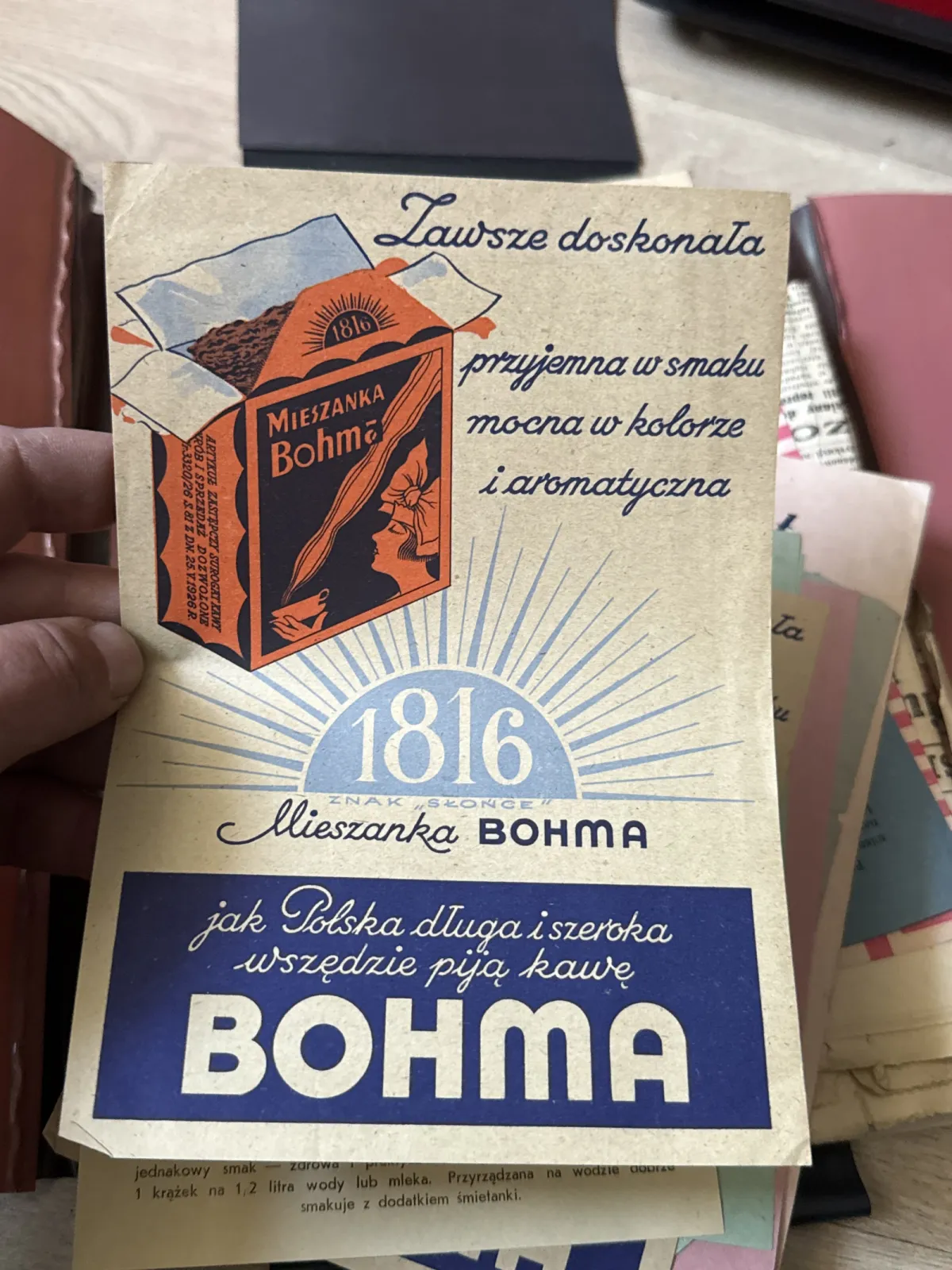 Stare ulotki reklamowe