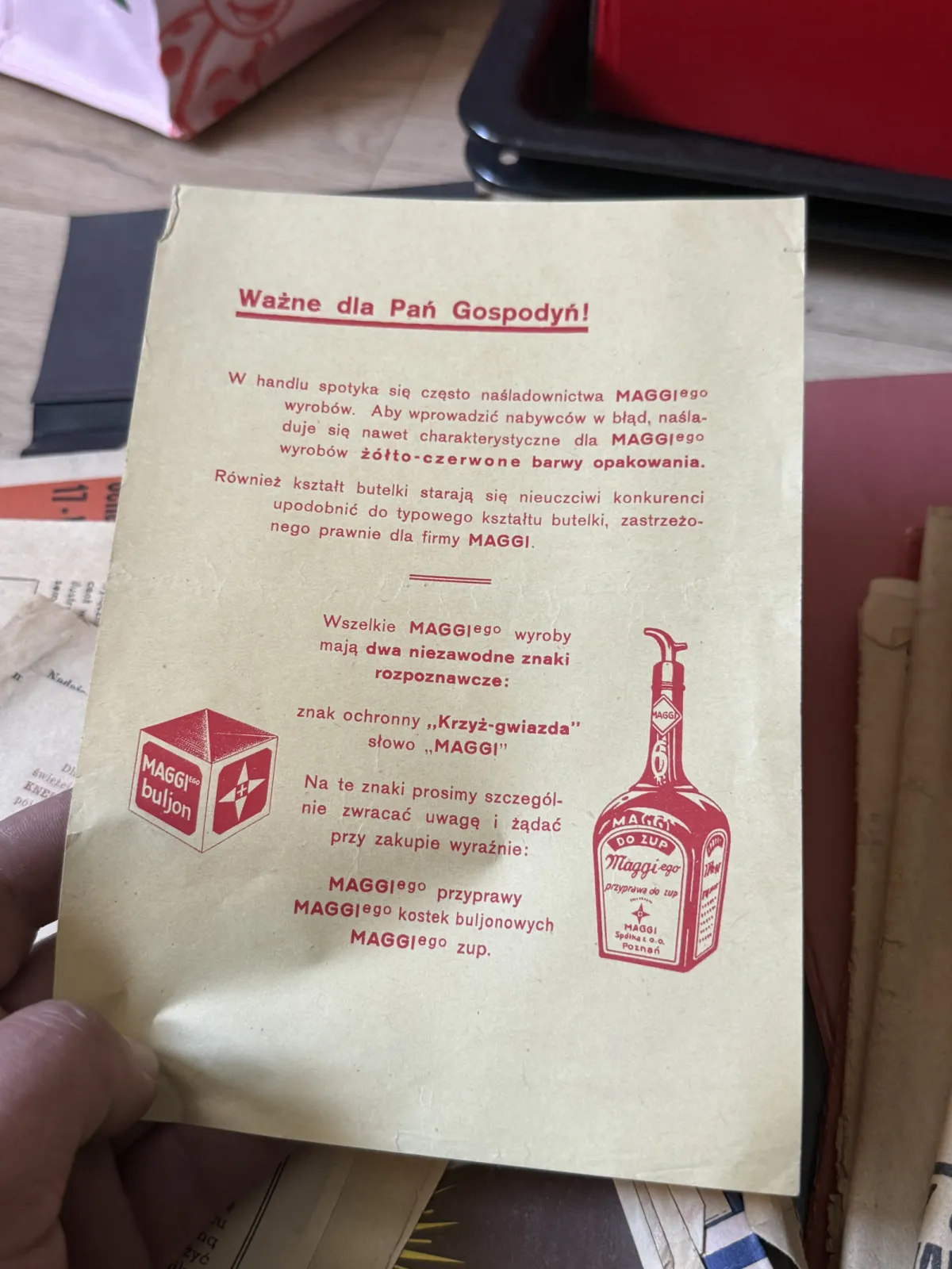 Stare ulotki reklamowe