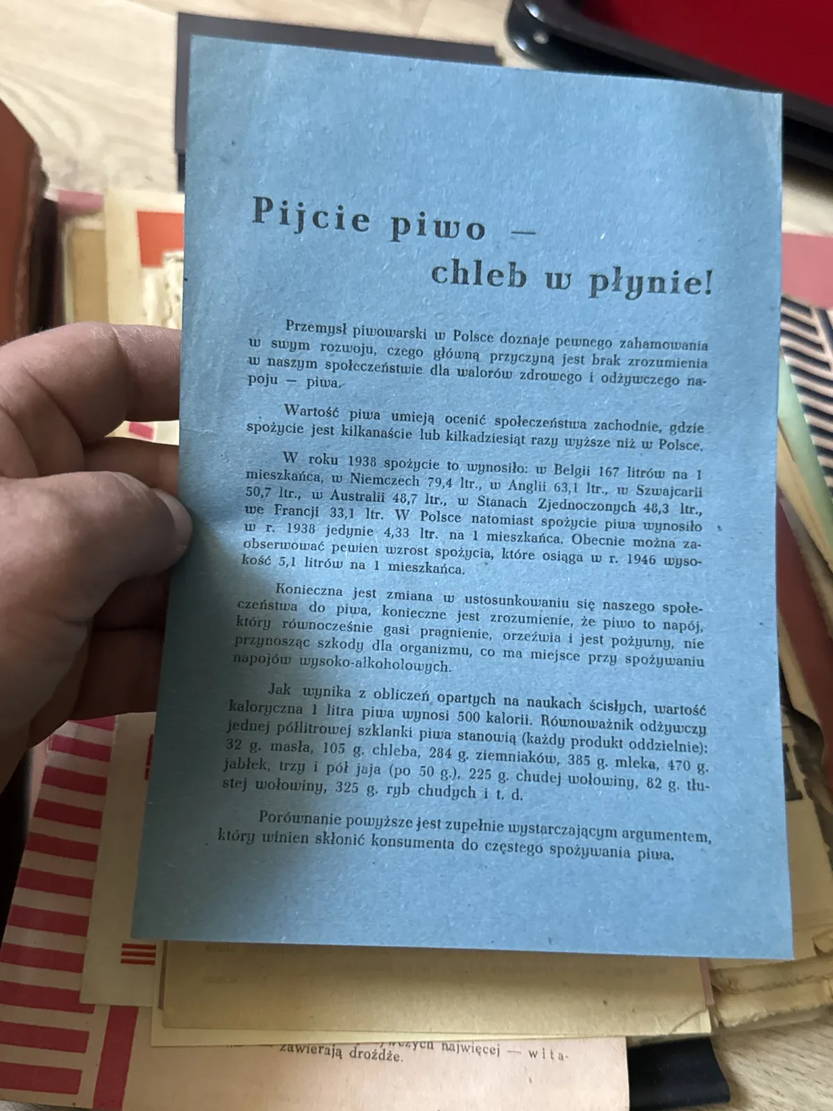Stare ulotki reklamowe