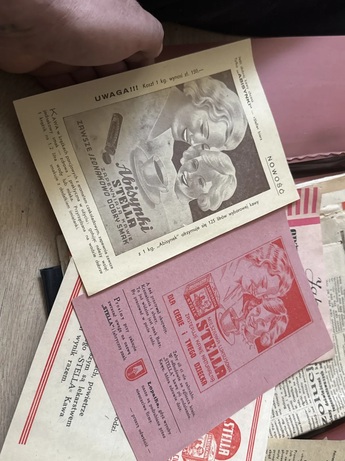 Stare ulotki reklamowe