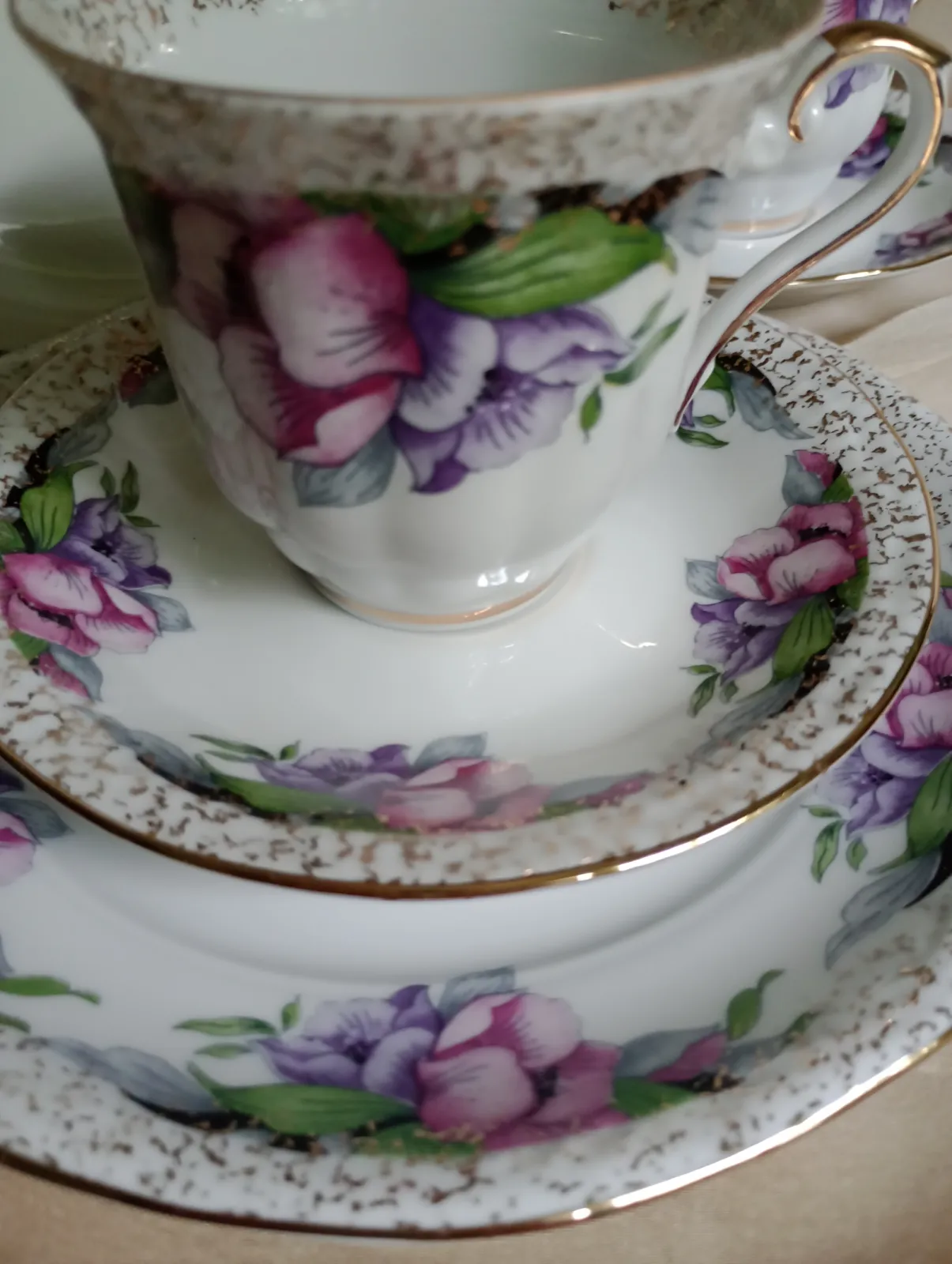 Porcelanowy zestaw deserowy