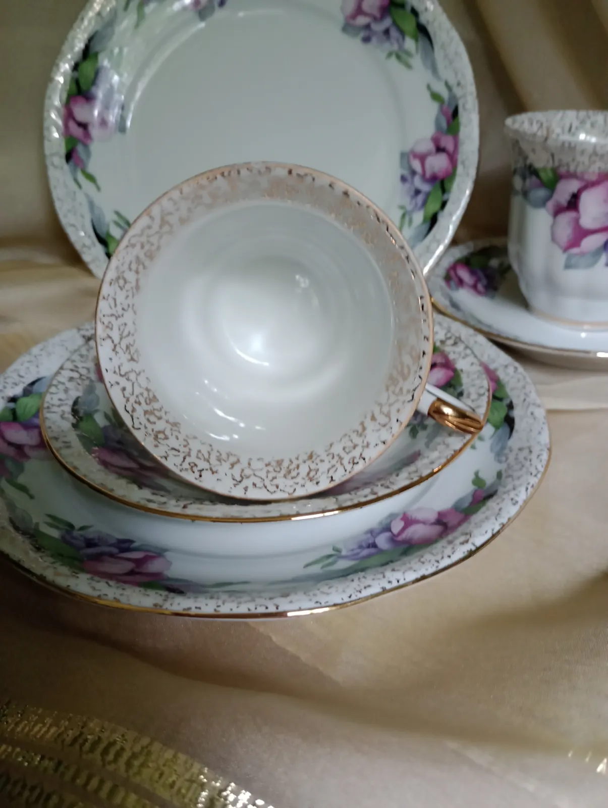 Porcelanowy zestaw deserowy
