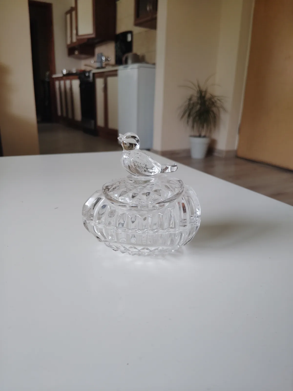 Kryształowa szkatułka Hofbauer Byrdes vintage