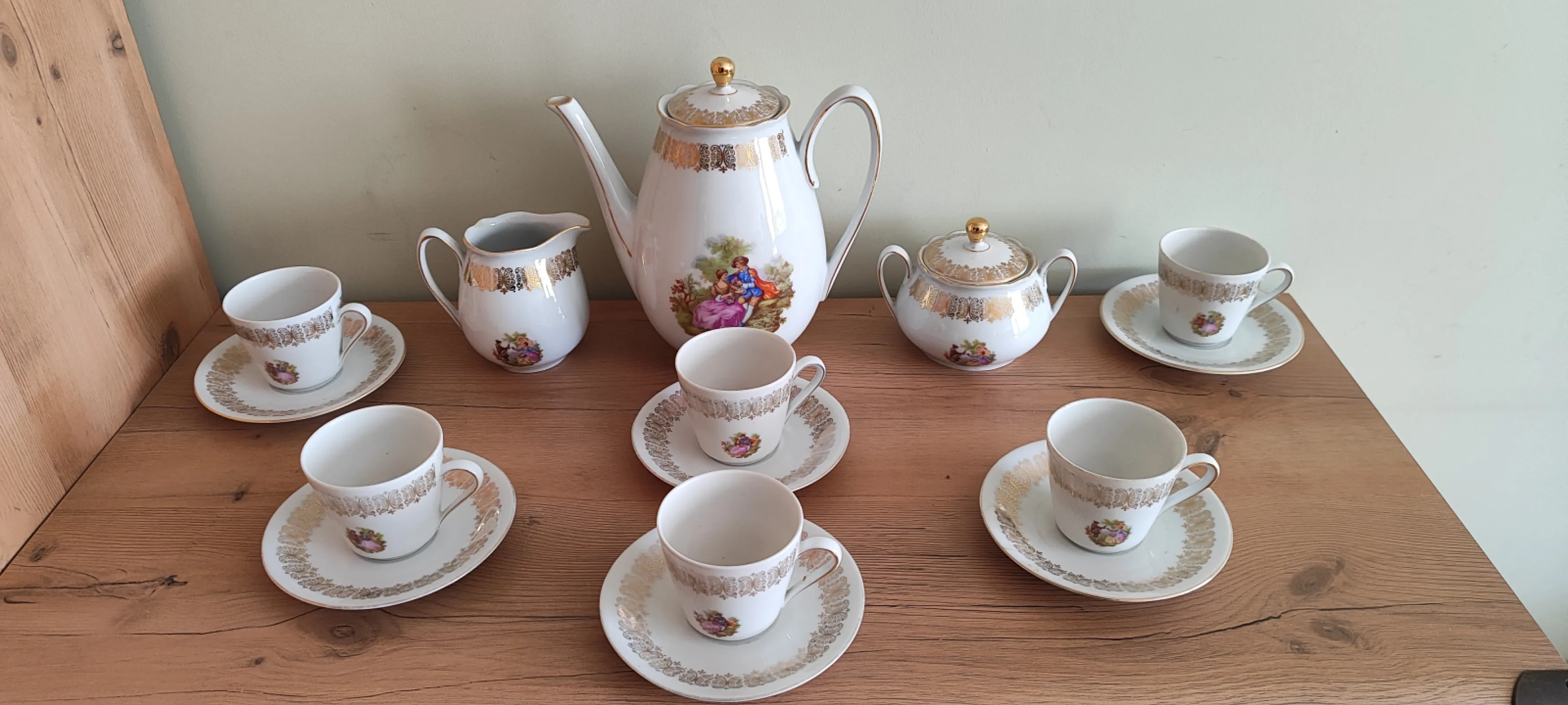 Zestaw porcelanowy do kawy