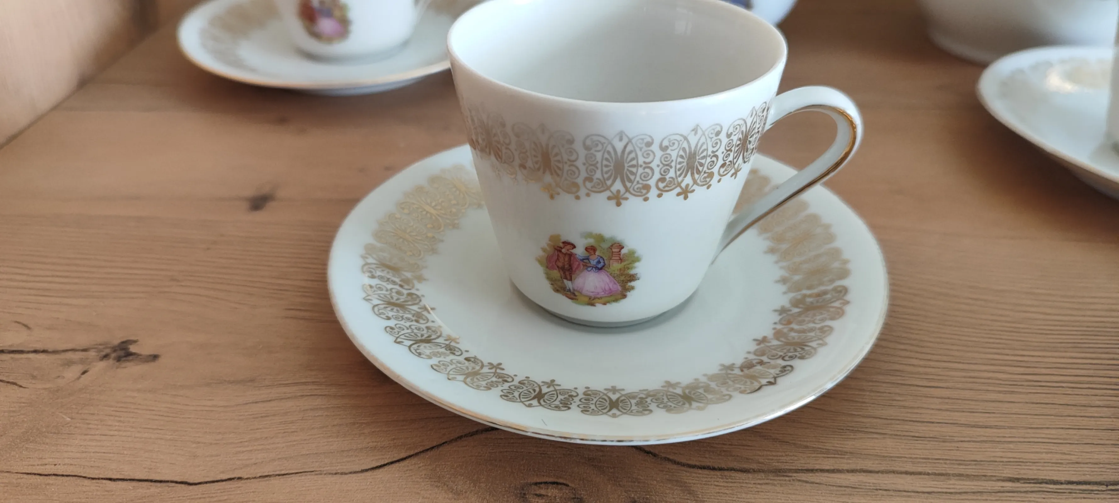 Zestaw porcelanowy do kawy