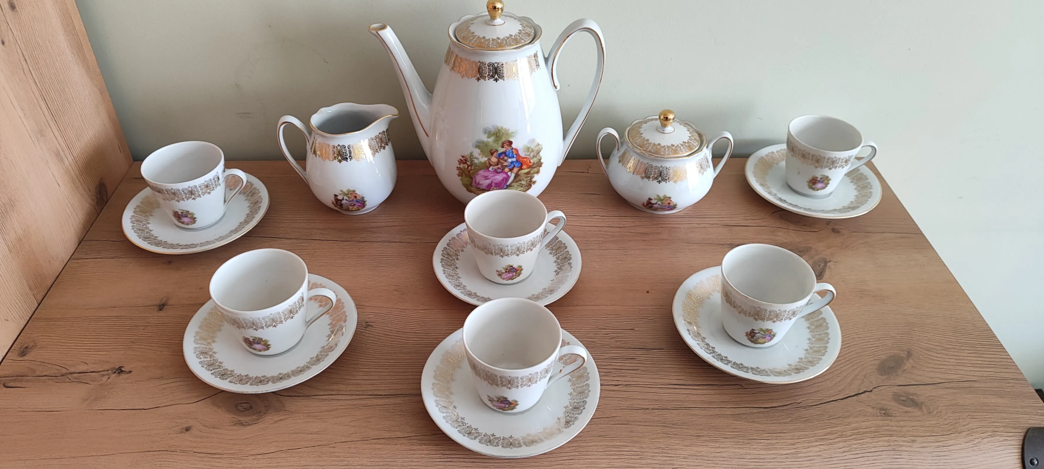 Zestaw porcelanowy do kawy