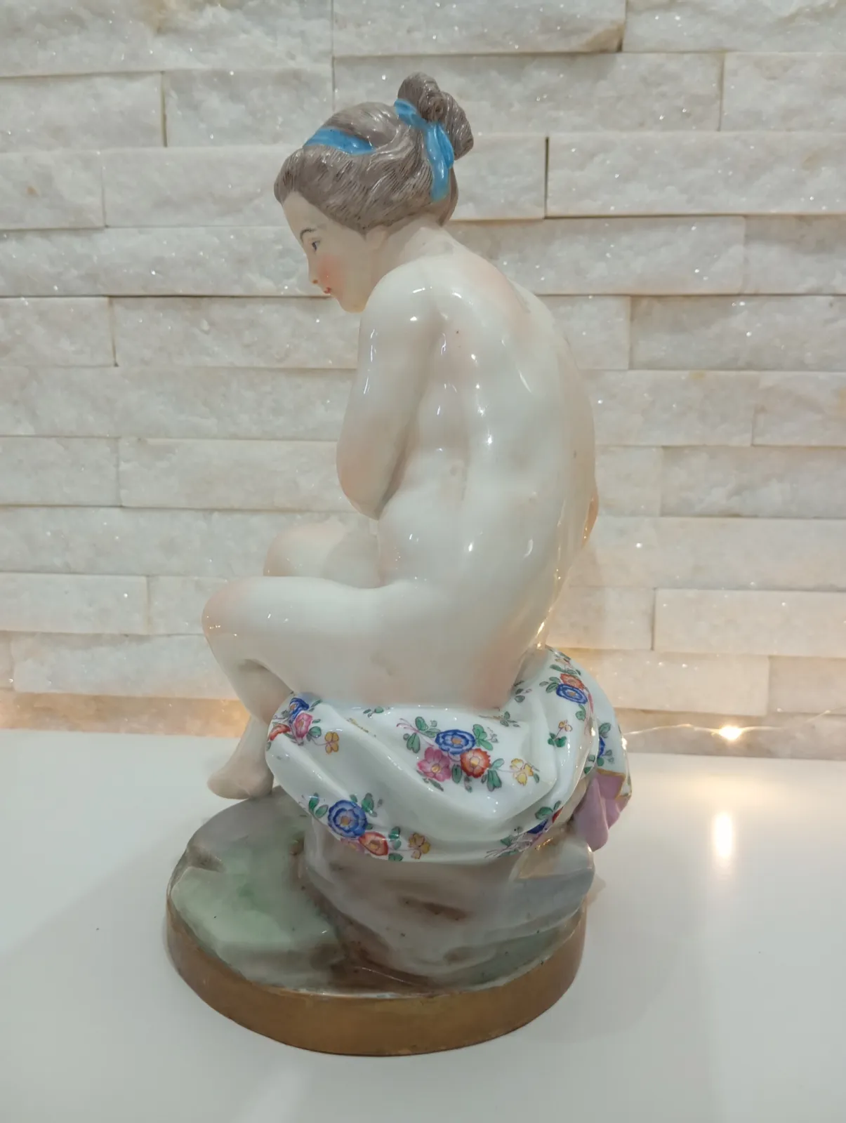 Figurka Porcelanowa Samson Paryż – Akt Kobiecy / Diana z Łukiem, XIX/XX w.