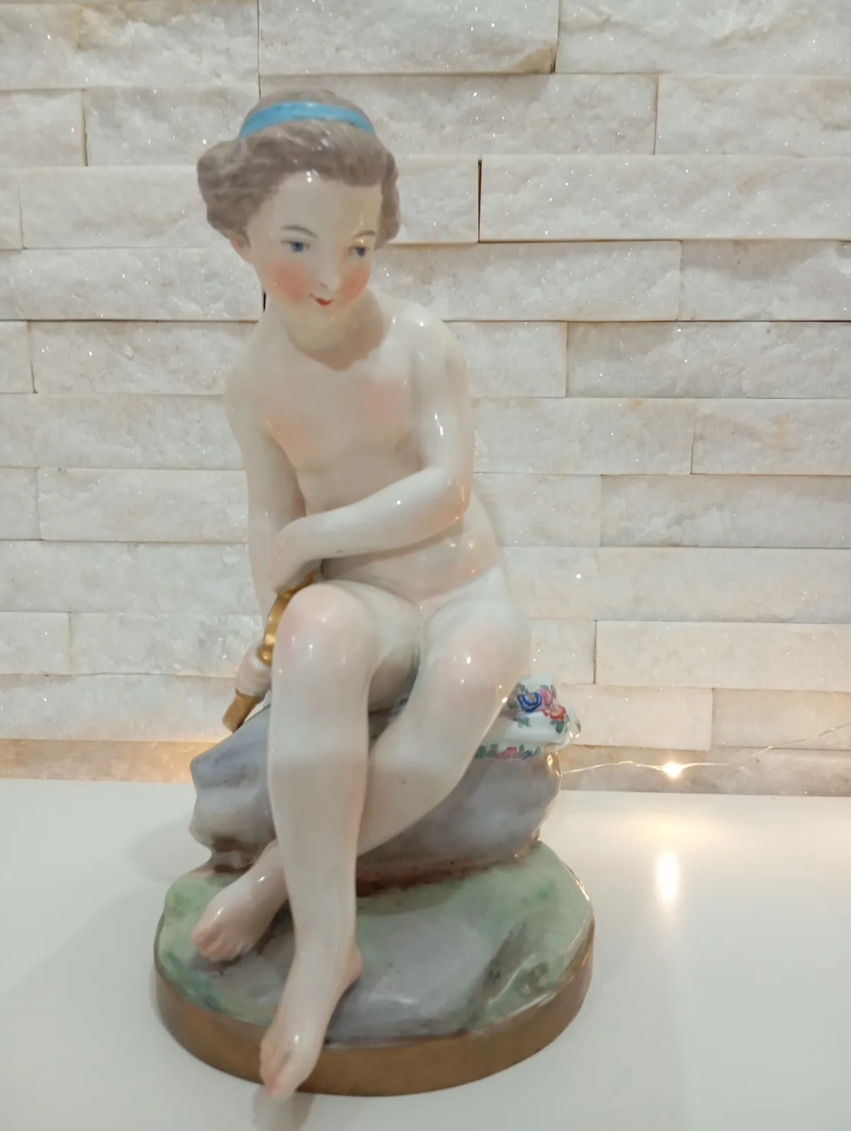 Figurka Porcelanowa Samson Paryż – Akt Kobiecy / Diana z Łukiem, XIX/XX w.