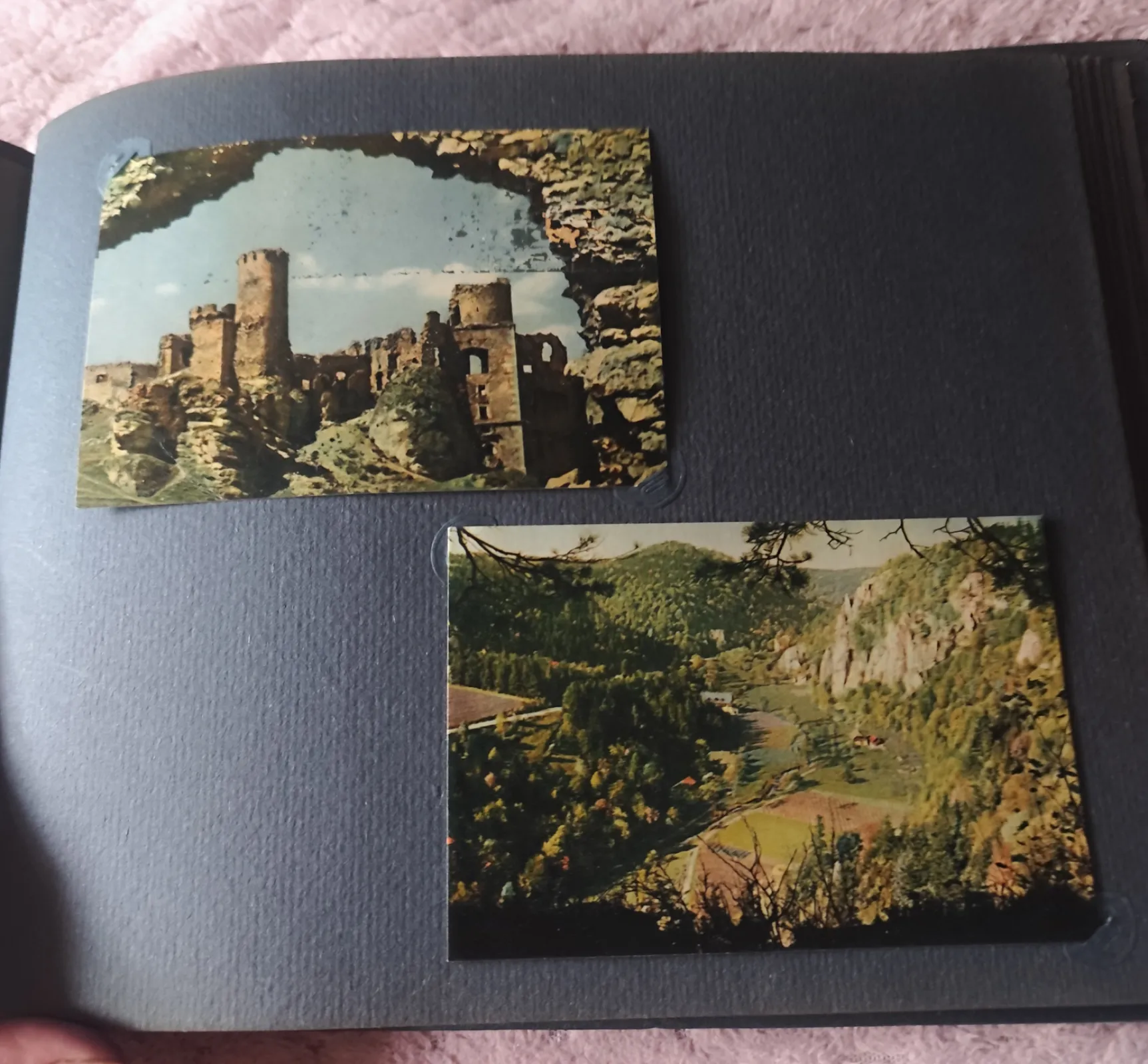 Album na karty pocztowe lata 60-70 z pocztowkami