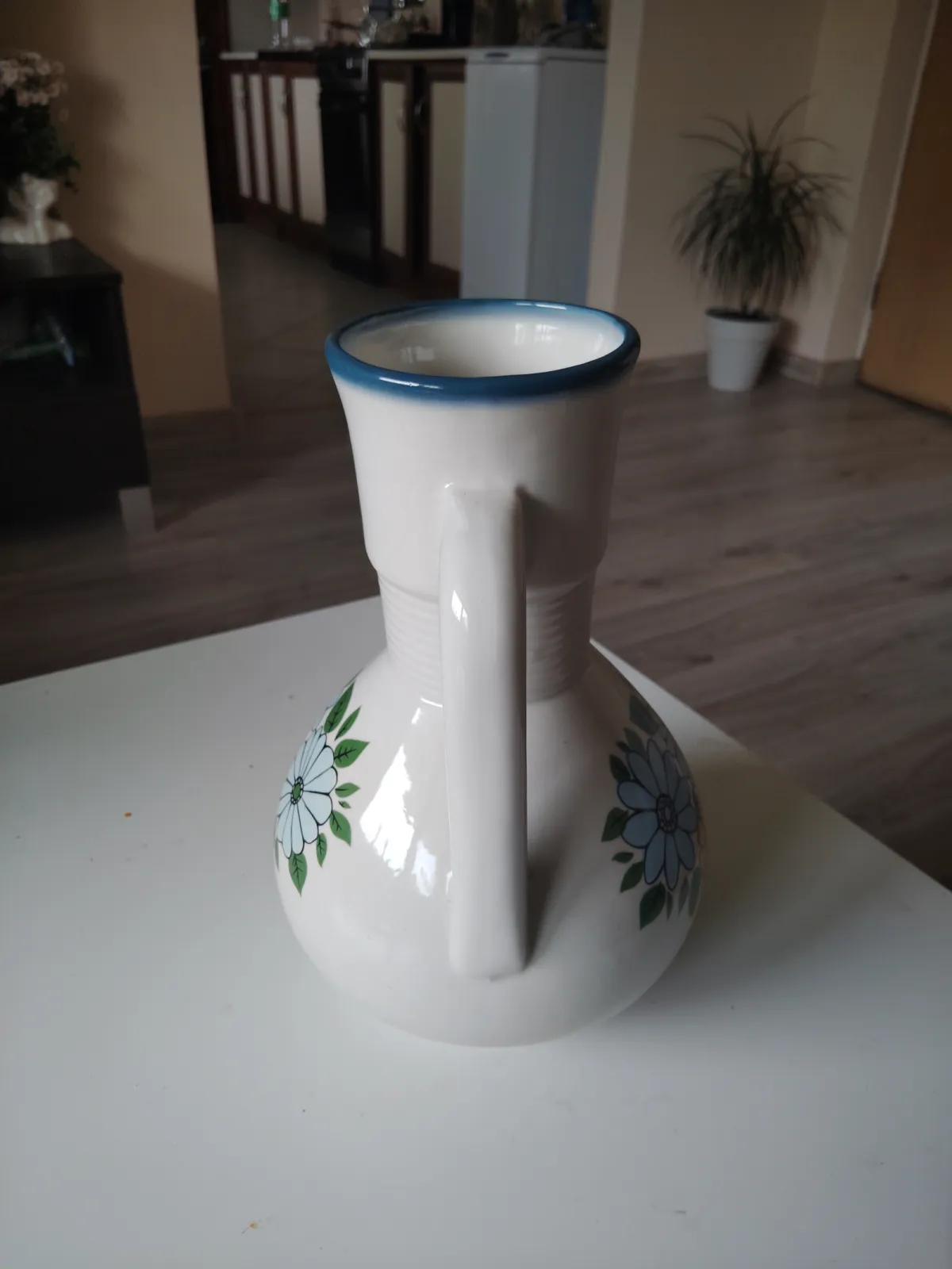 Wazon vintage Amfora Chodzież PRL 25cm