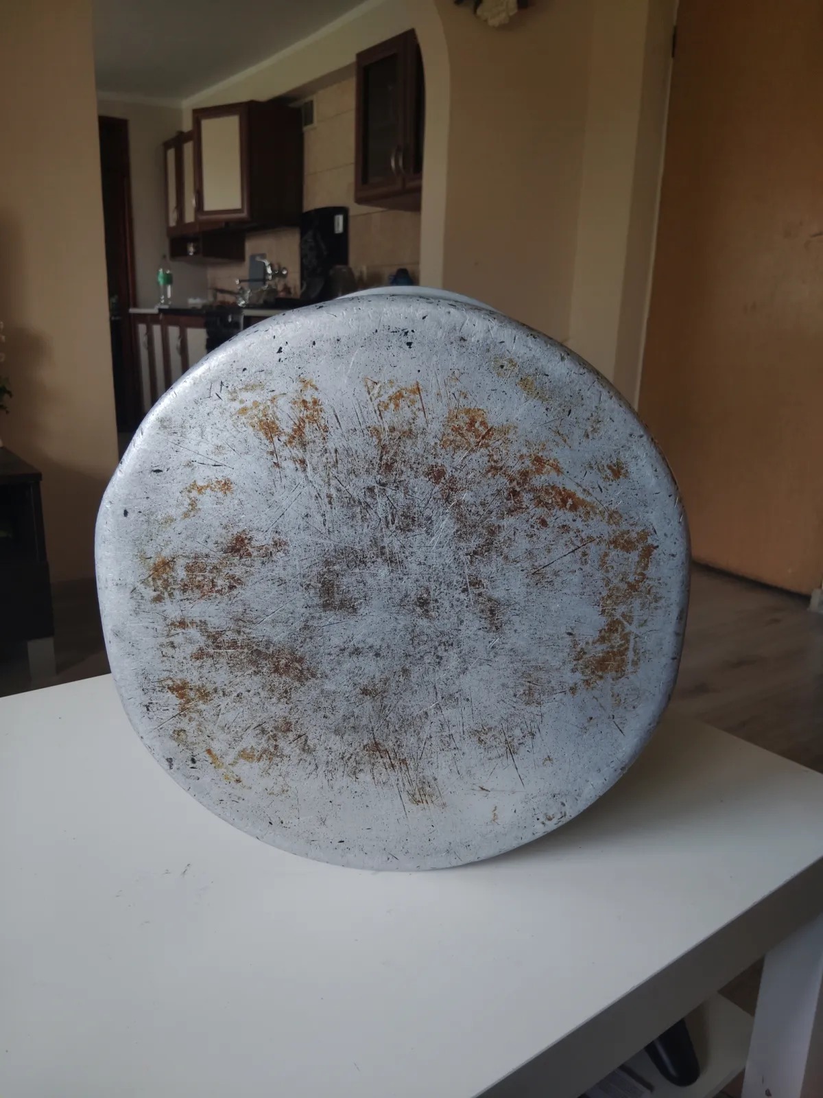 Duży garnek aluminiowy gastronomiczny PRL 35L