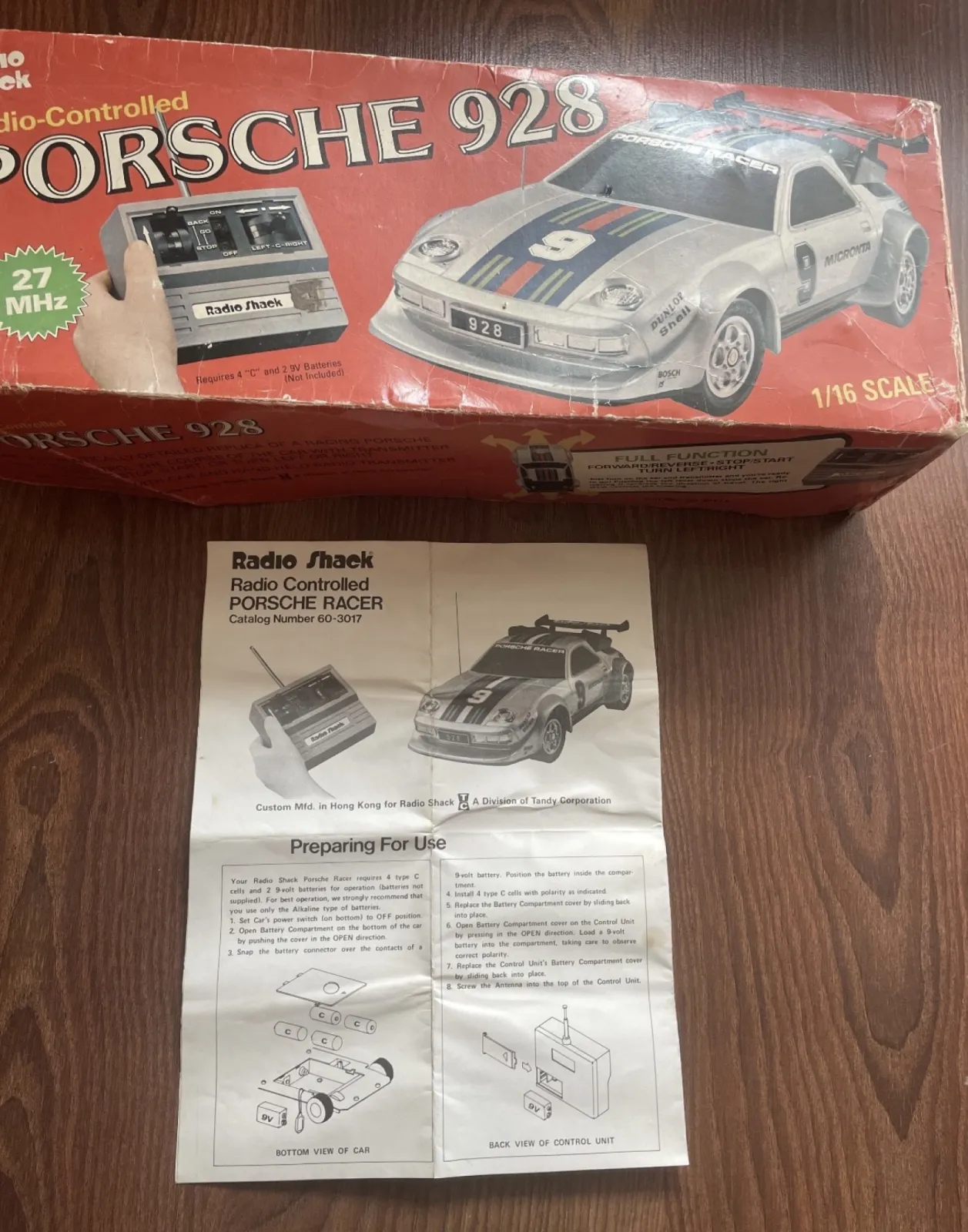Stara zabawka Porsche rc zdalnie sterowana