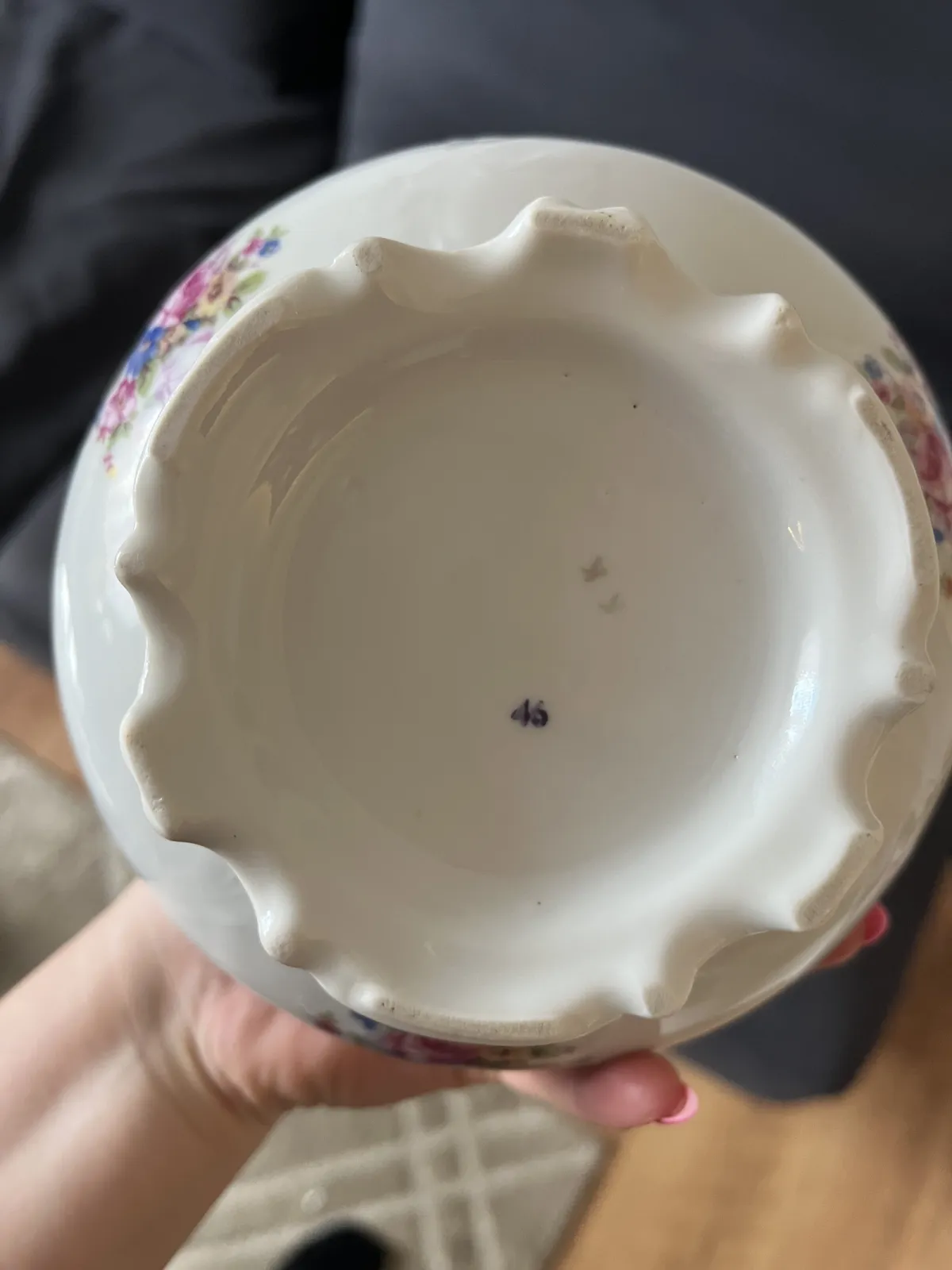 Porcelanowa szkatuła/bomboniera