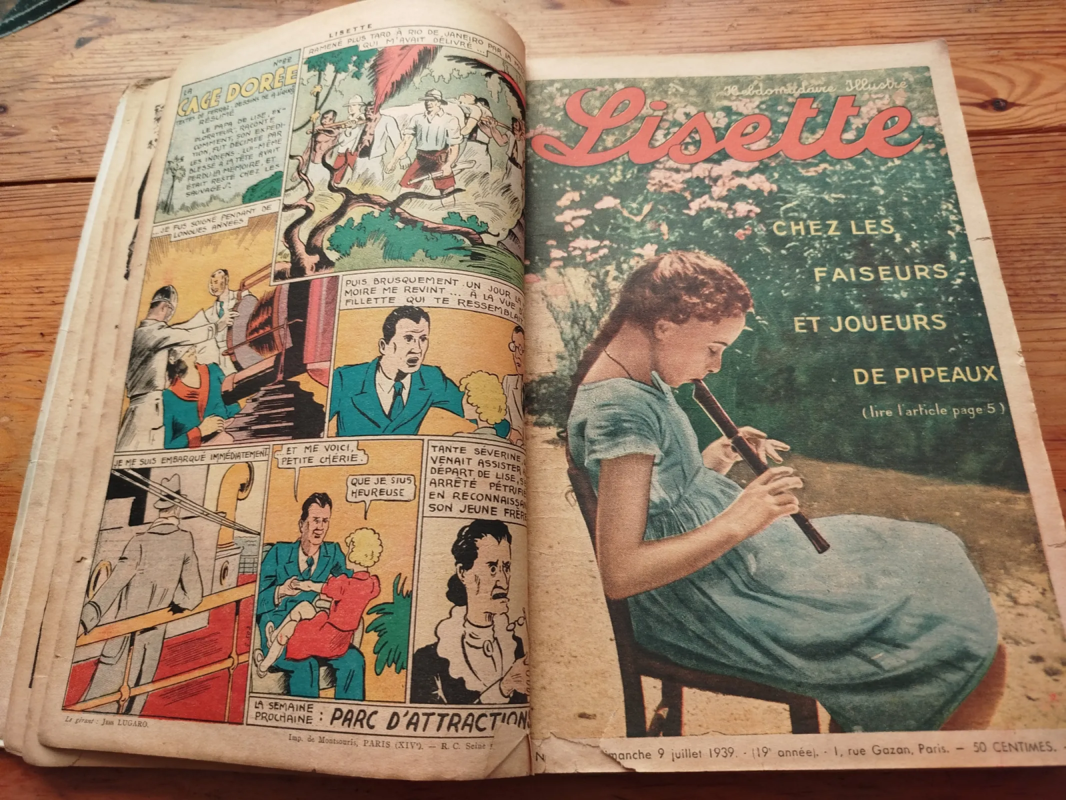 Czasopisma LISETTE 23 szt z 1939 roku