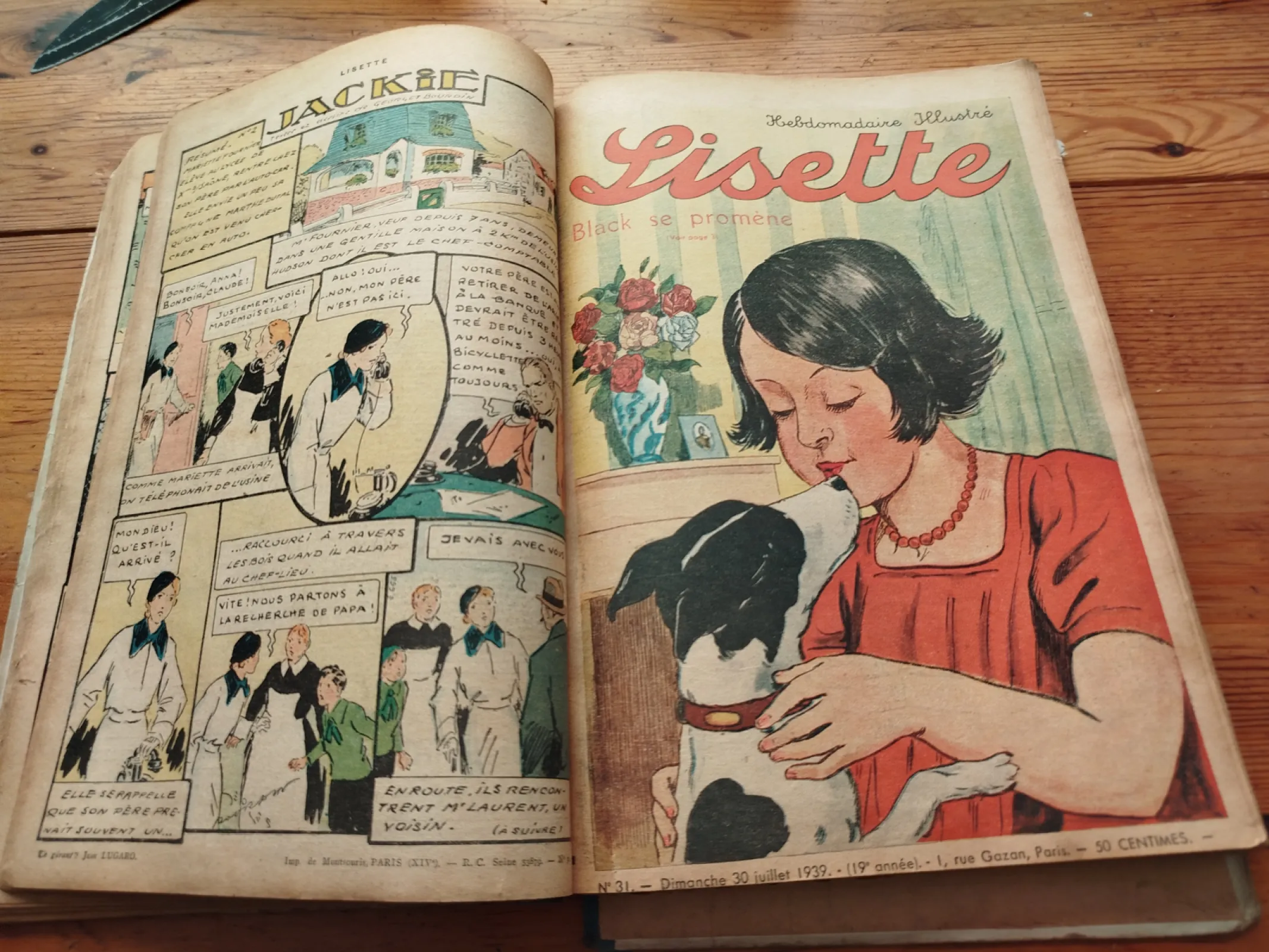 Czasopisma LISETTE 23 szt z 1939 roku