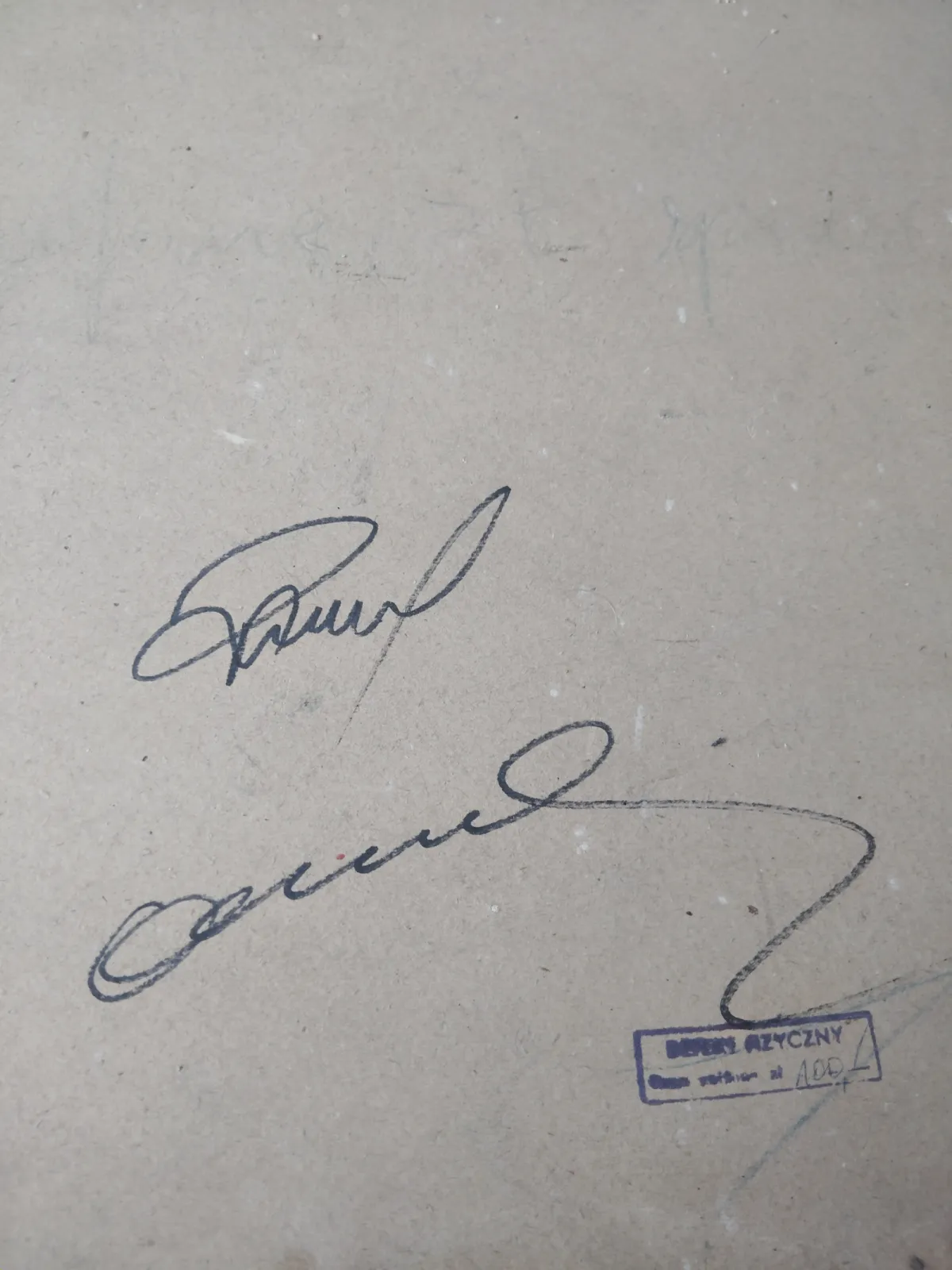 Obraz Józef Pankiewicz Martwa Natura Ananas + autografy reprodukcja  defekt fizyczny