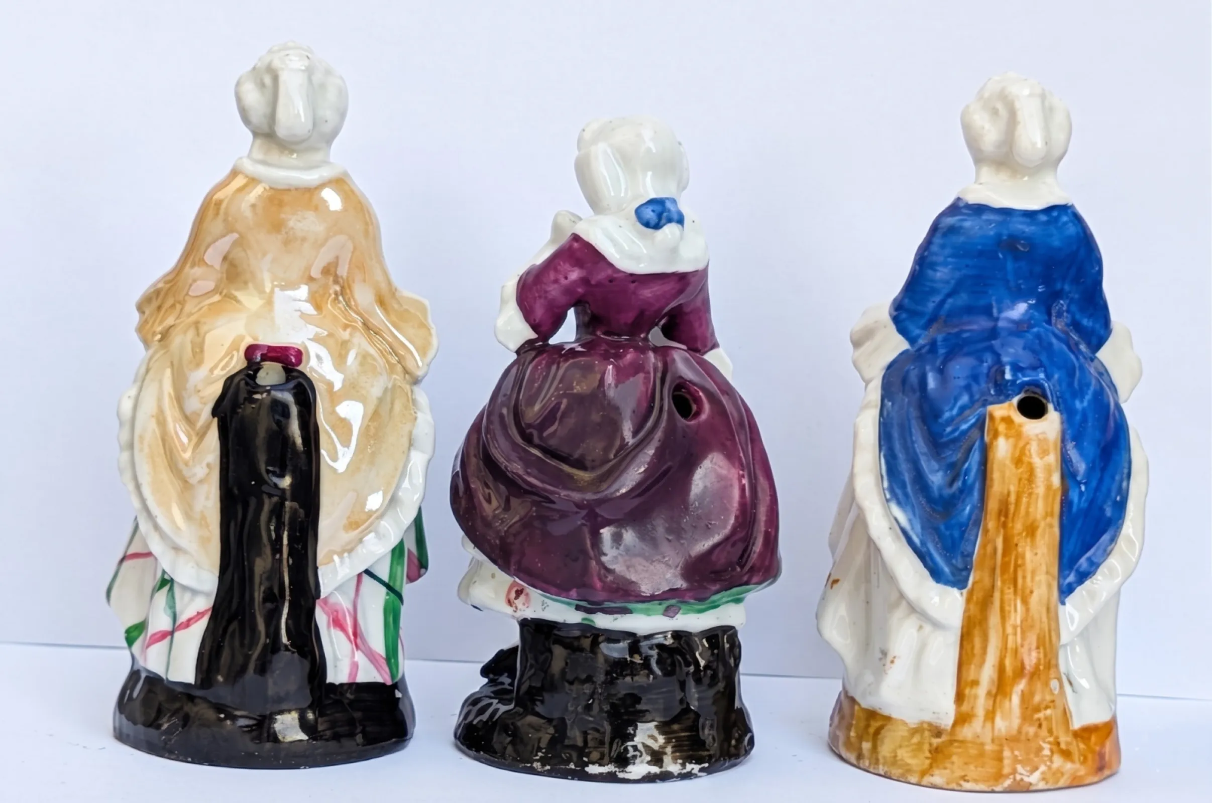 Zestaw 3 Antycznych Figurek Porcelanowych – Turyngia XIX/XX w.