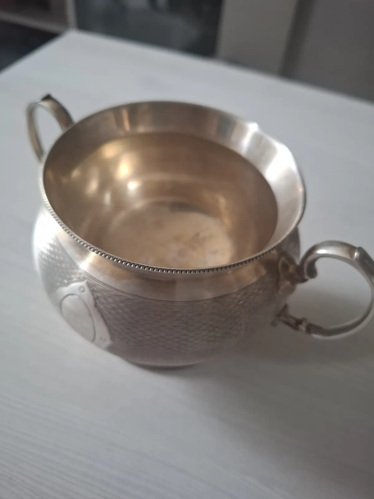 Cukiernica cukierniczka miseczka posrebrzana