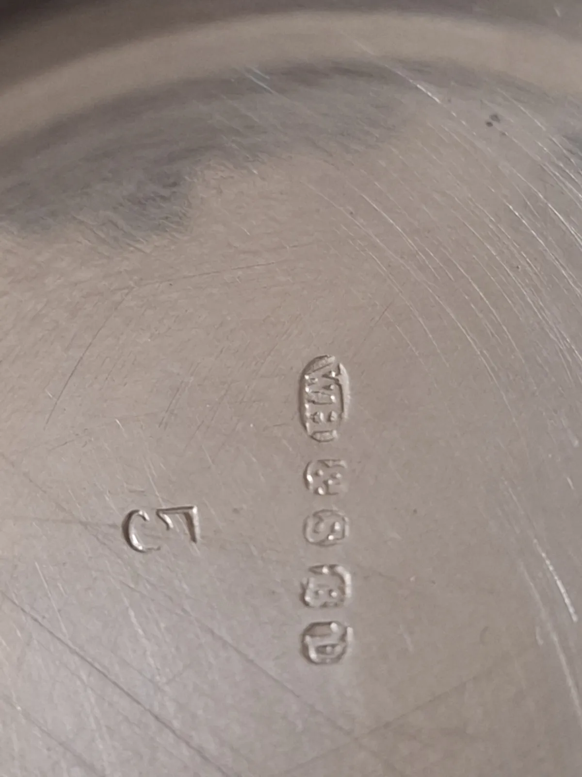 Cukiernica cukierniczka miseczka posrebrzana
