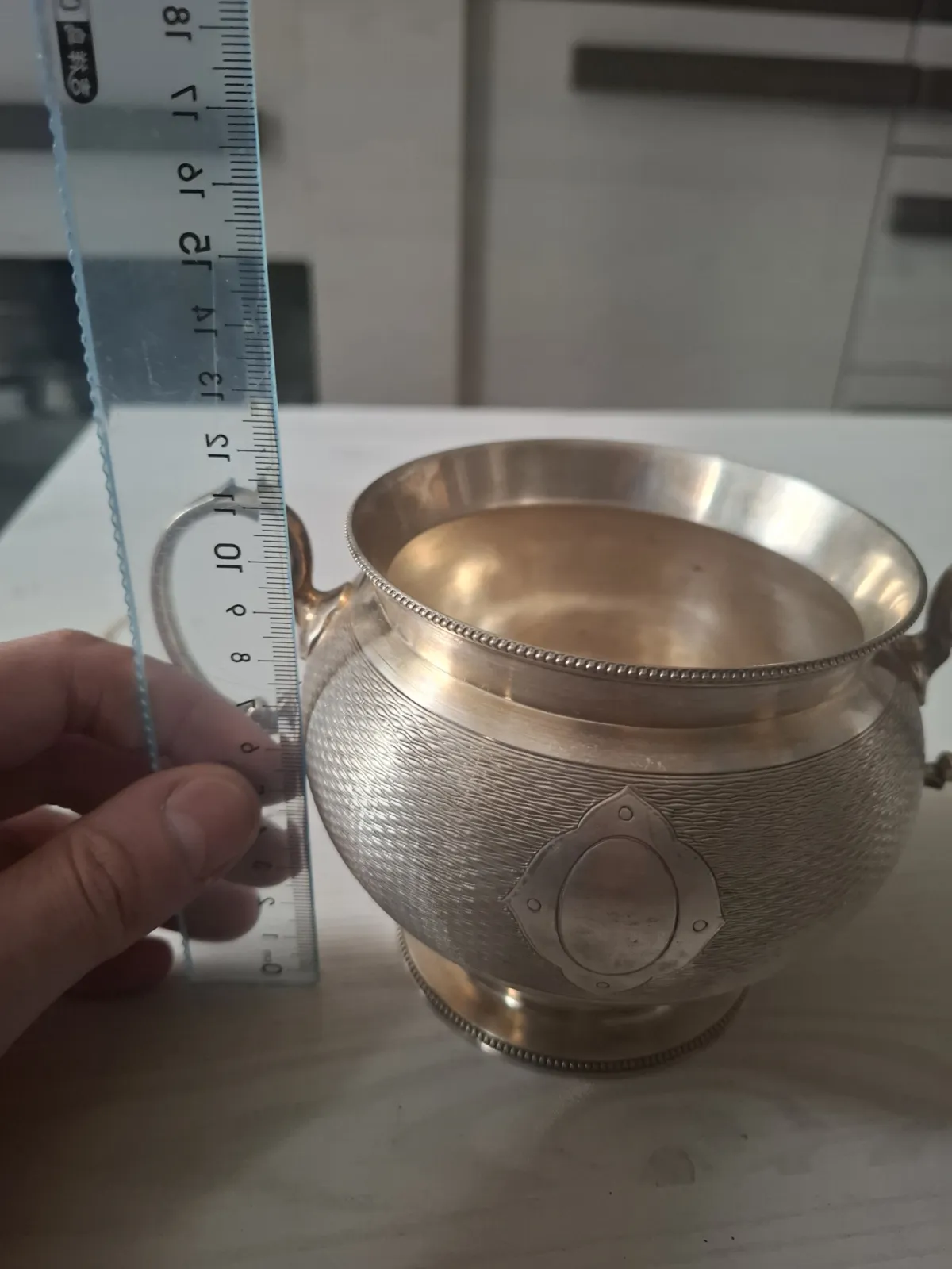 Cukiernica cukierniczka miseczka posrebrzana