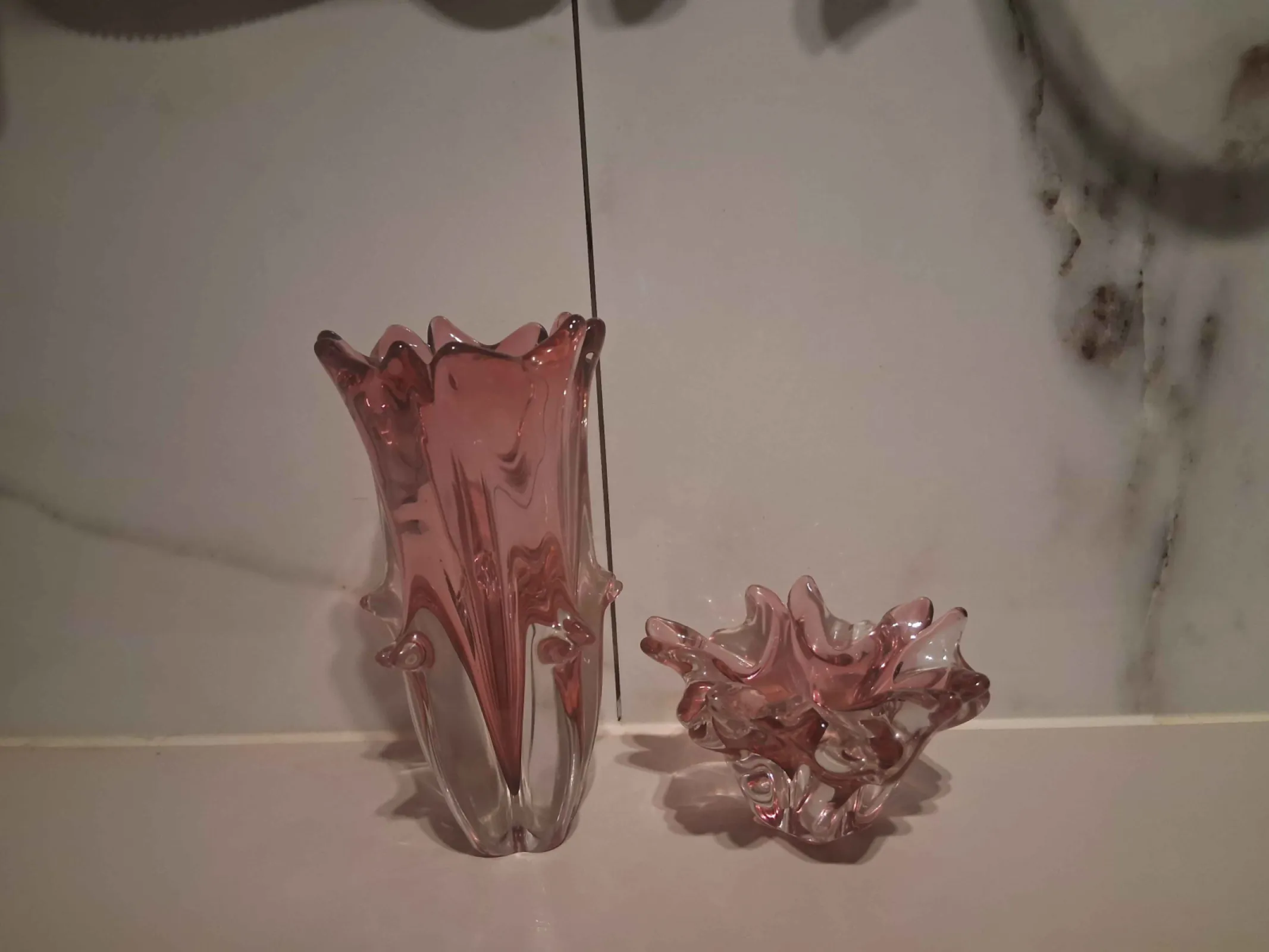 Komplet szkła artystycznego Josef Hospodka – Chřibská, lata 60/70.