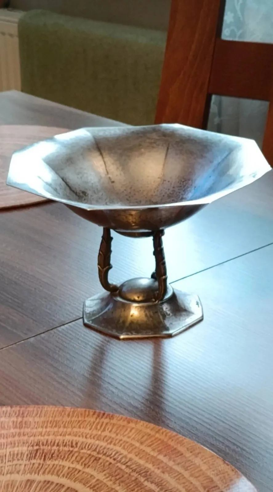Szwedzka patera G.A.B. – 1928 rok. Sygnowany Antyk Art Déco