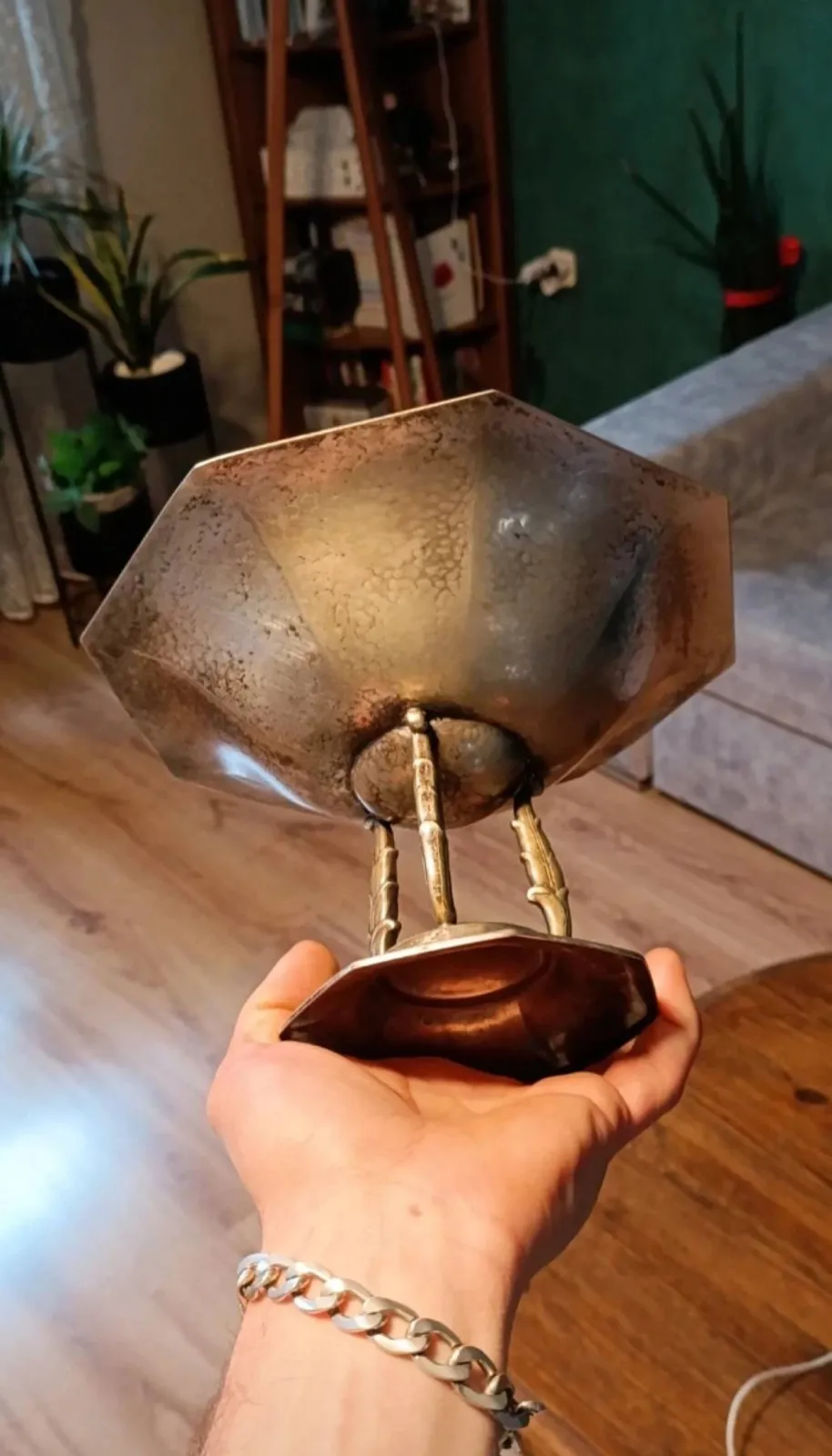Szwedzka patera G.A.B. – 1928 rok. Sygnowany Antyk Art Déco